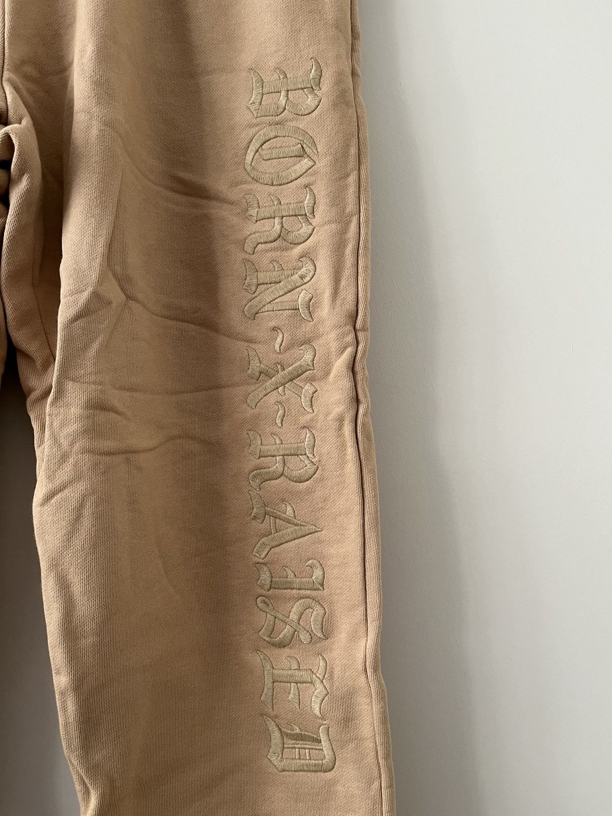 Born X Raised BXR Tonal embroidery logo hoodie and sweat pants set beige Size US L / EU 52-54 / 3 - 11 Thumbnail