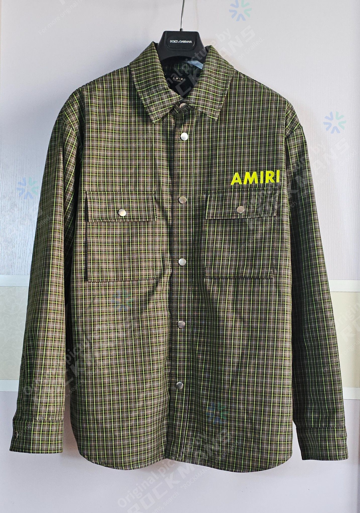 Amiri AMIRI Green Overshirt Jacket Size XL Like New Size US XL / EU 56 / 4 - 2 Thumbnail
