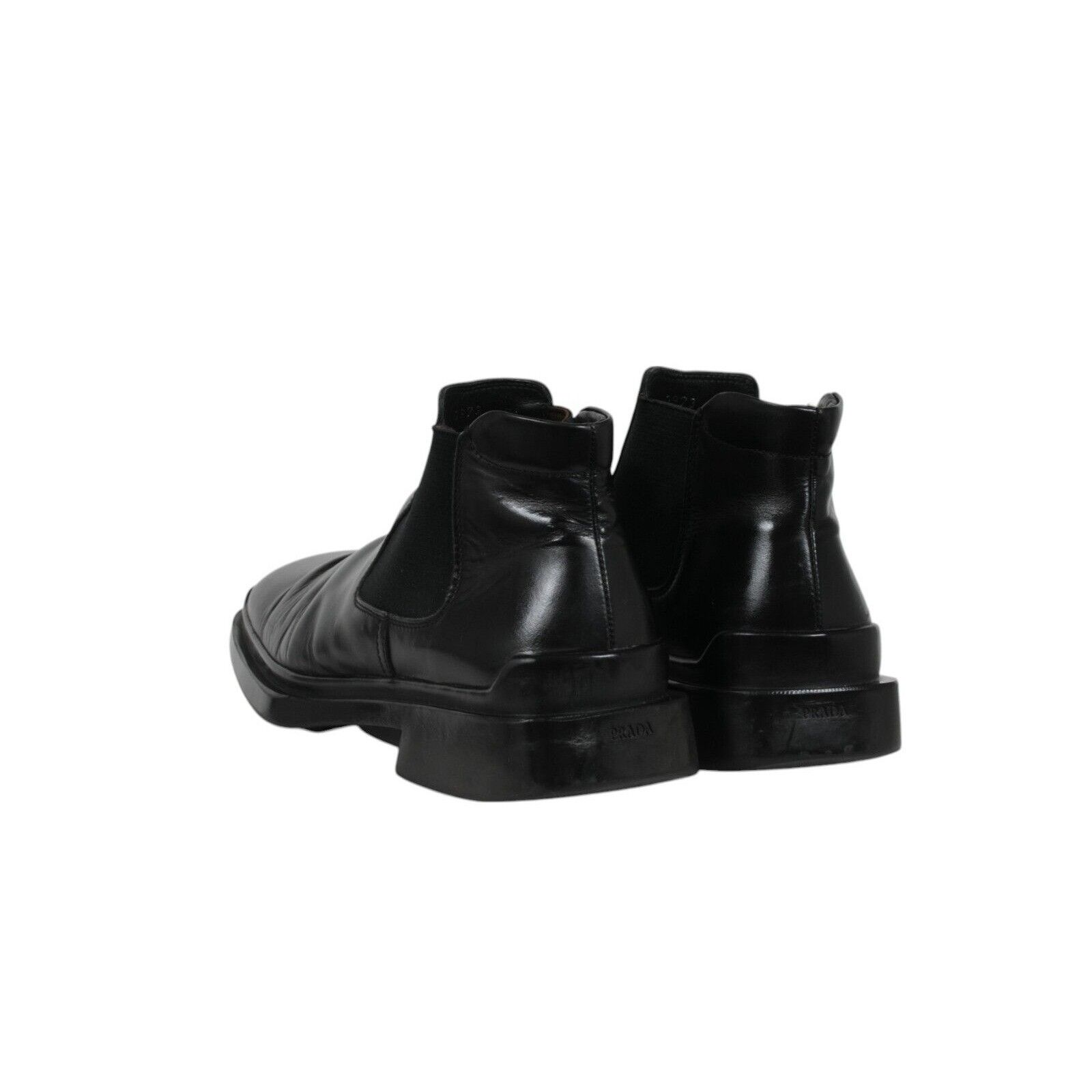 Prada Aw99 Vintage Square Toe Boots - 02494 Size US 8.5 / EU 41-42 - 5 Thumbnail