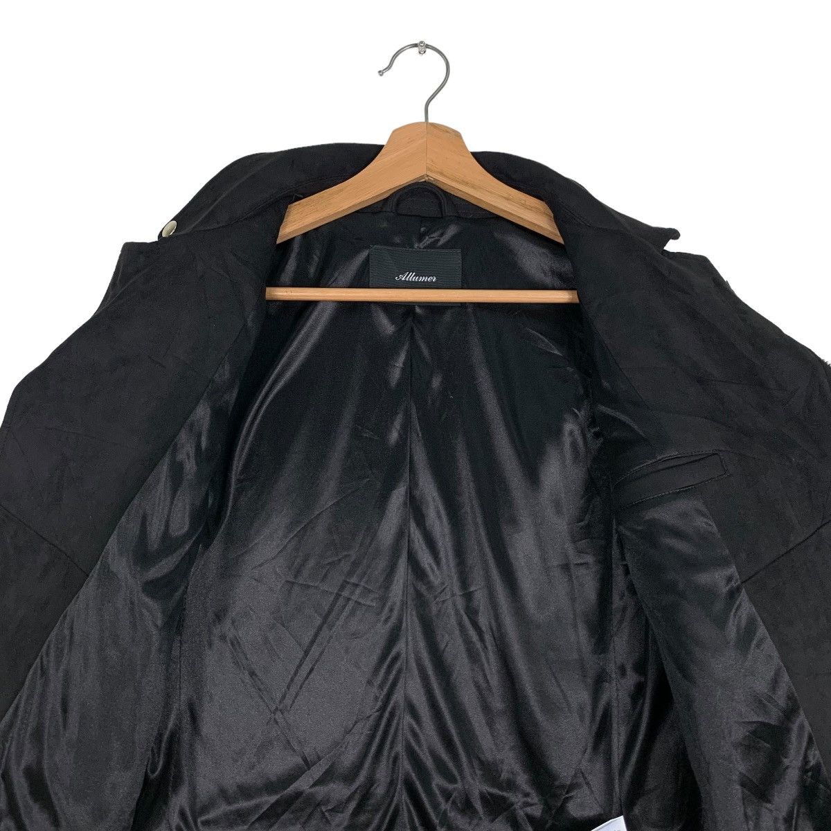 Japanese Brand ALLUMER Double Collar Jacket #0380-C17 Size US XS / EU 42 / 0 - 12 Thumbnail