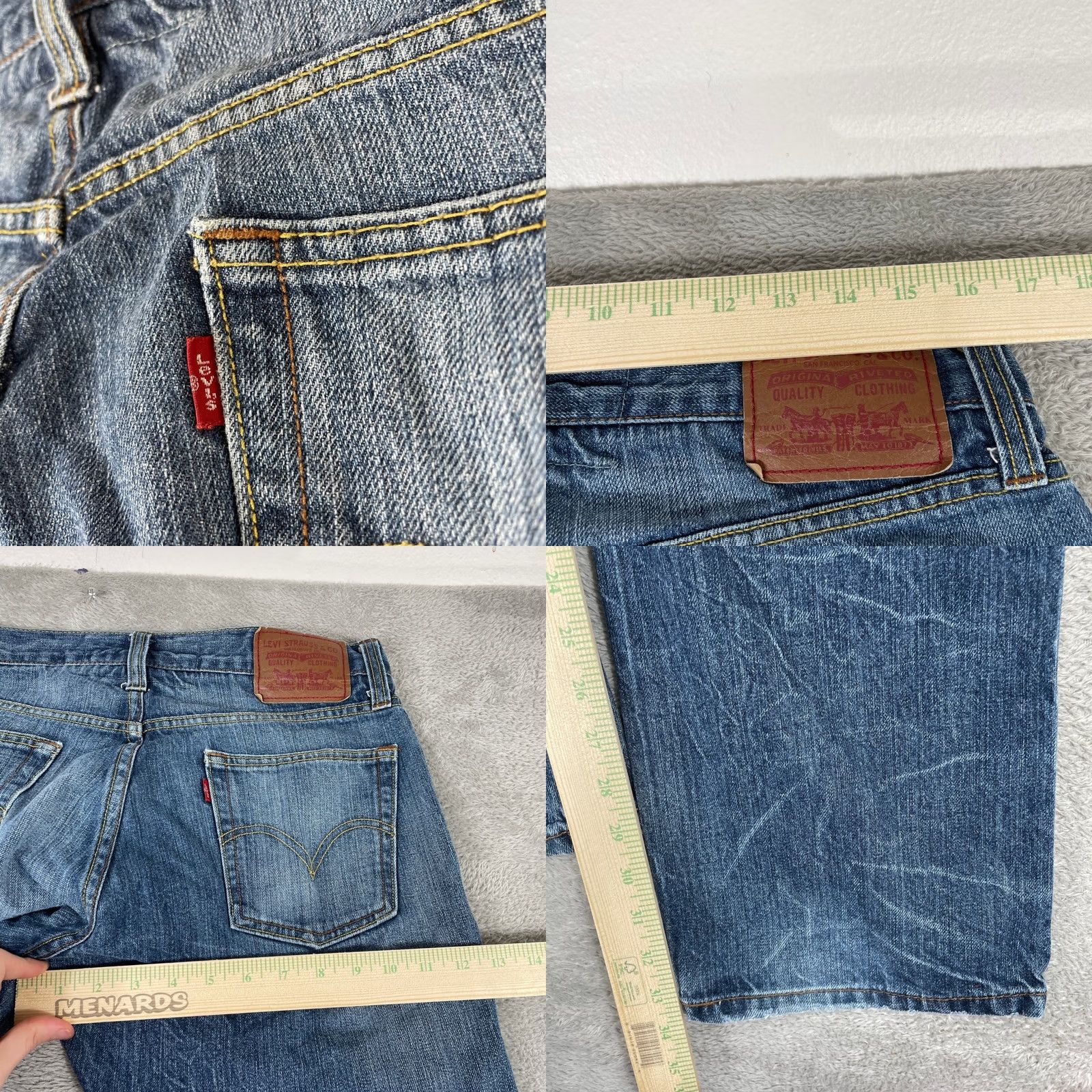Levi's Levi's 514 Jeans Mens 34x34 Blue Slim Straight Leg Denim Y2K Skater Size US 34 / EU 50 - 8 Thumbnail