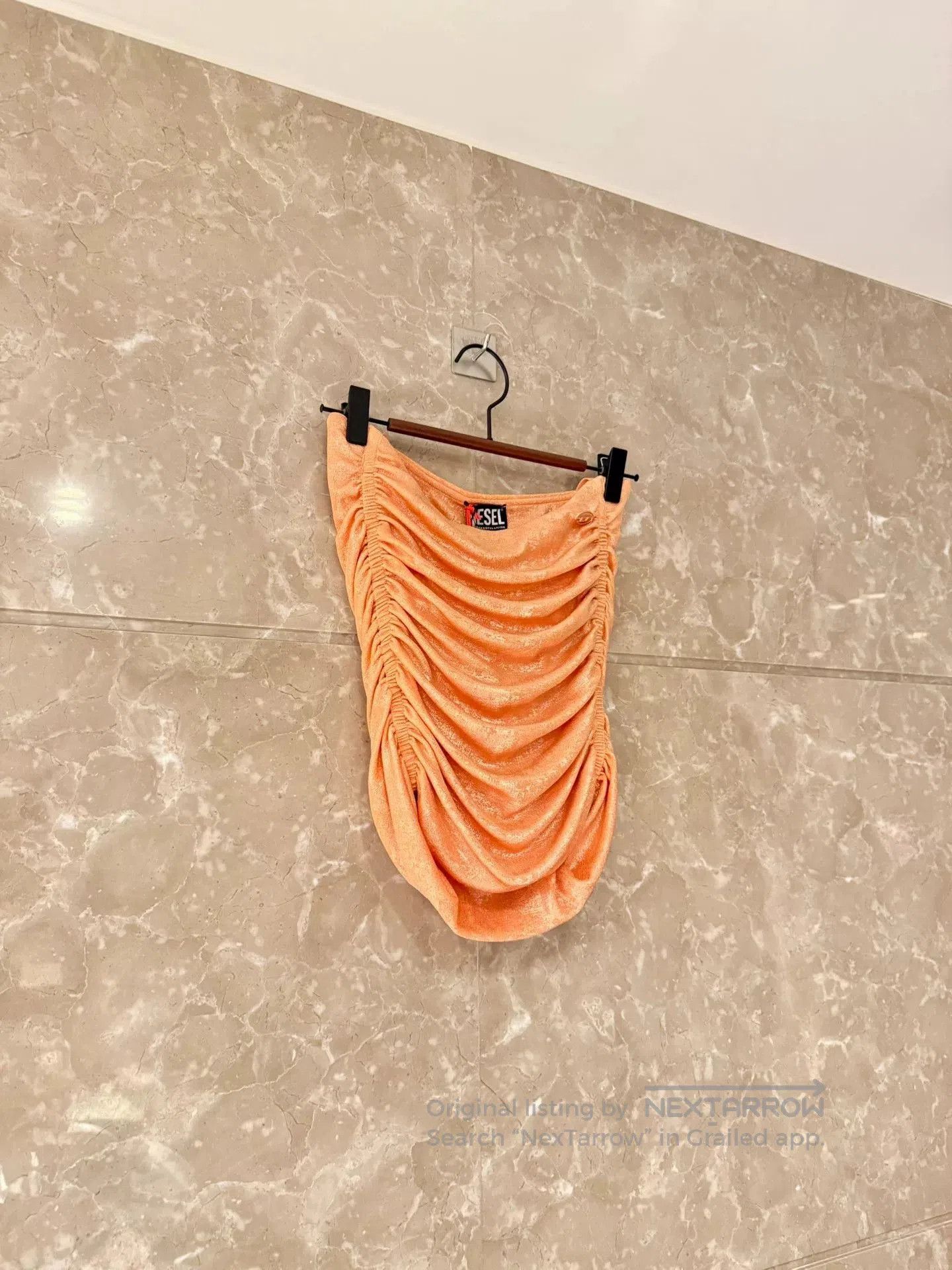 Diesel Diesel 23SS Gold Orange Halter Top. Size S / US 4 / IT 40 - 3 Thumbnail