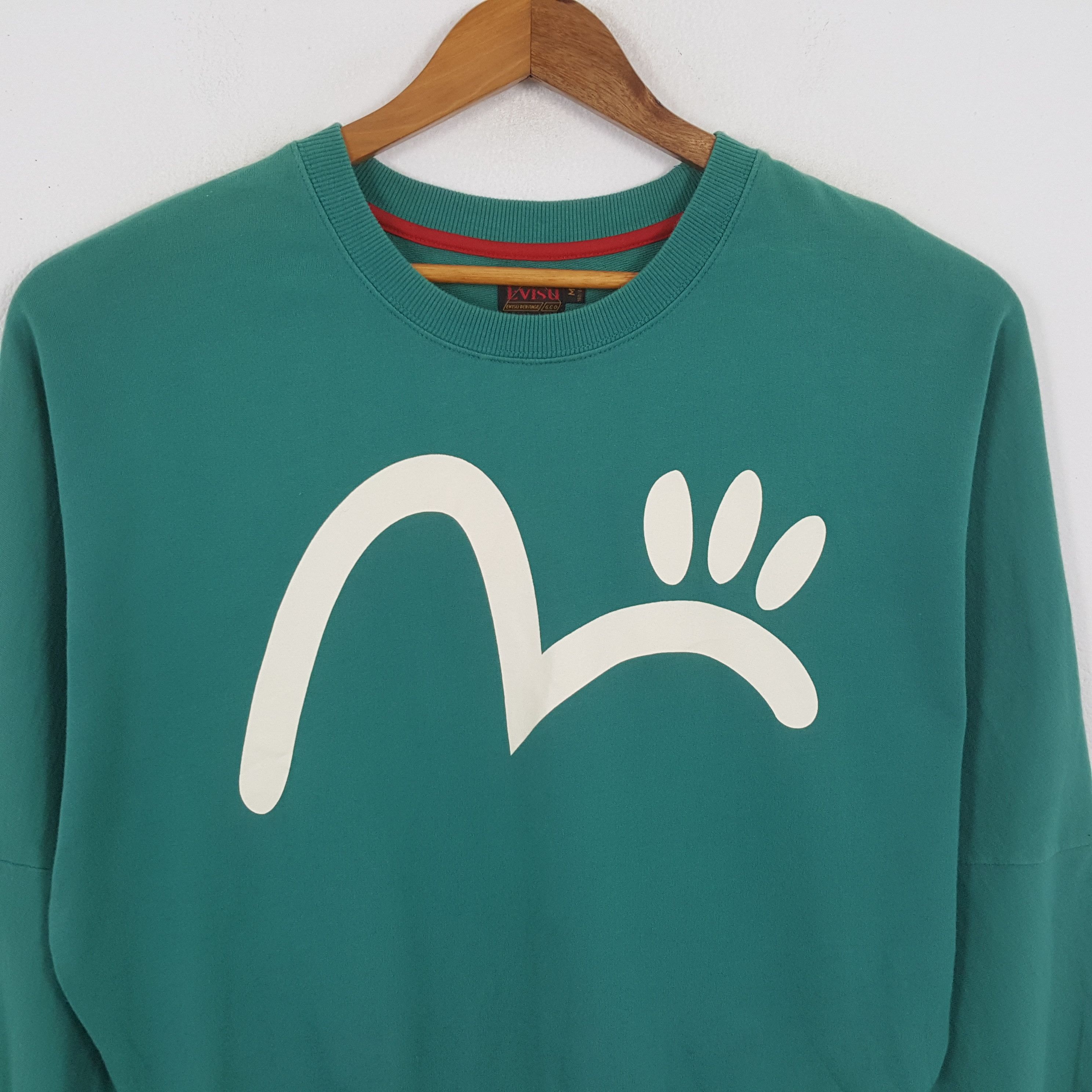 Evisu × Japanese Brand × Vintage Vintage EVISU Japanese Fashion Brand Logo Style Sweatshirts Size US M / EU 48-50 / 2 - 2 Thumbnail