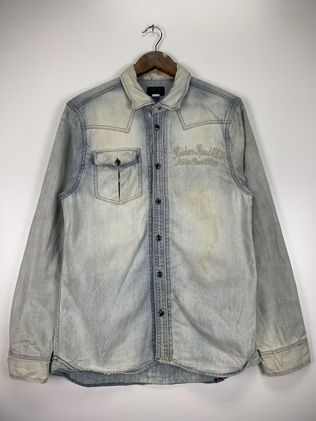 Norton × Vintage Vintage Norton Motorcycle western shirt Size US L / EU 52-54 / 3 - 3 Thumbnail