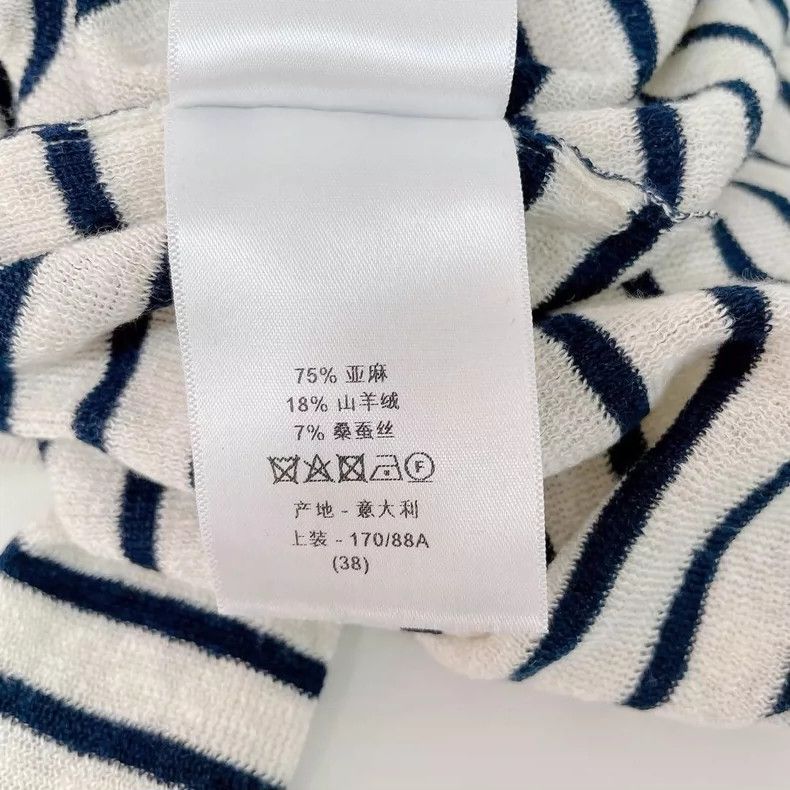 Dior Dior Gray letter pattern round-neck long-sleeved knitwear Size XS / US 0-2 / IT 36-38 - 8 Thumbnail