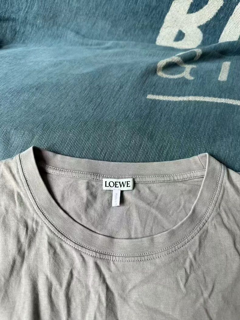 Loewe LOEWE Grey embroidered logo short sleeves Size M / US 6-8 / IT 42-44 - 2 Thumbnail