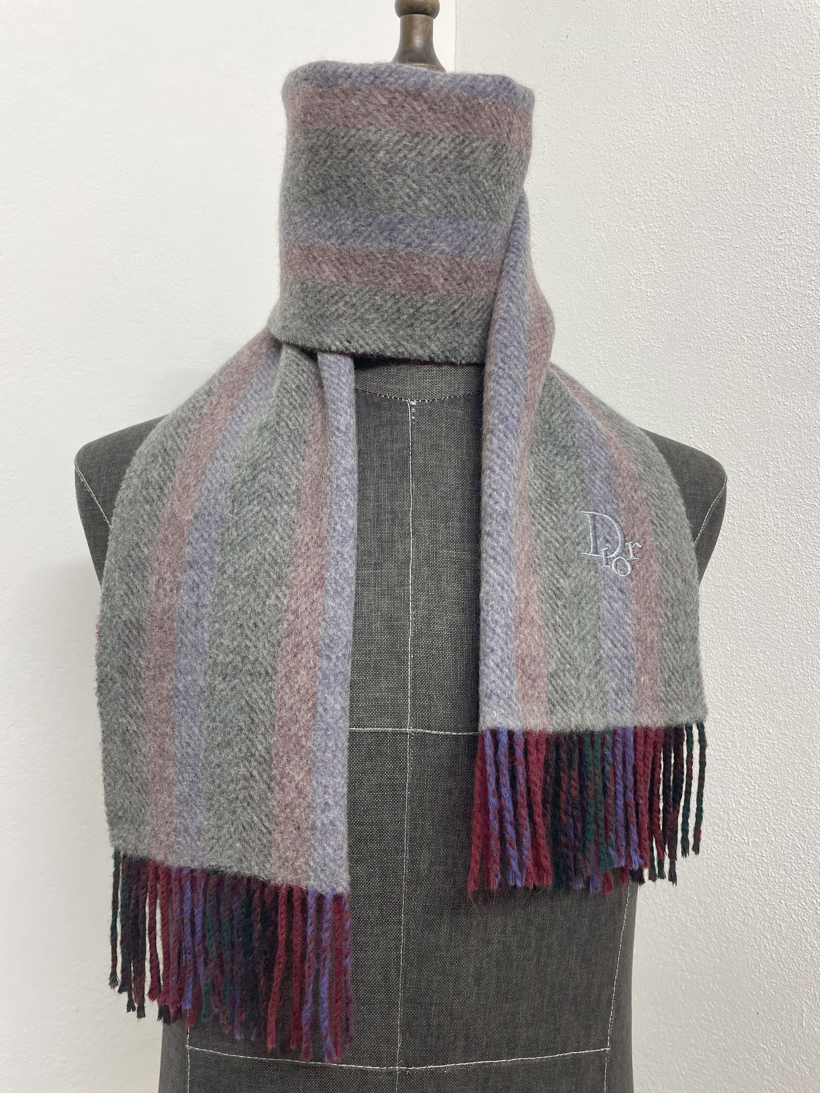 Christian Dior Monsieur Cristian Dior Scarf / Muffler - 6209 Size ONE SIZE - 3 Thumbnail