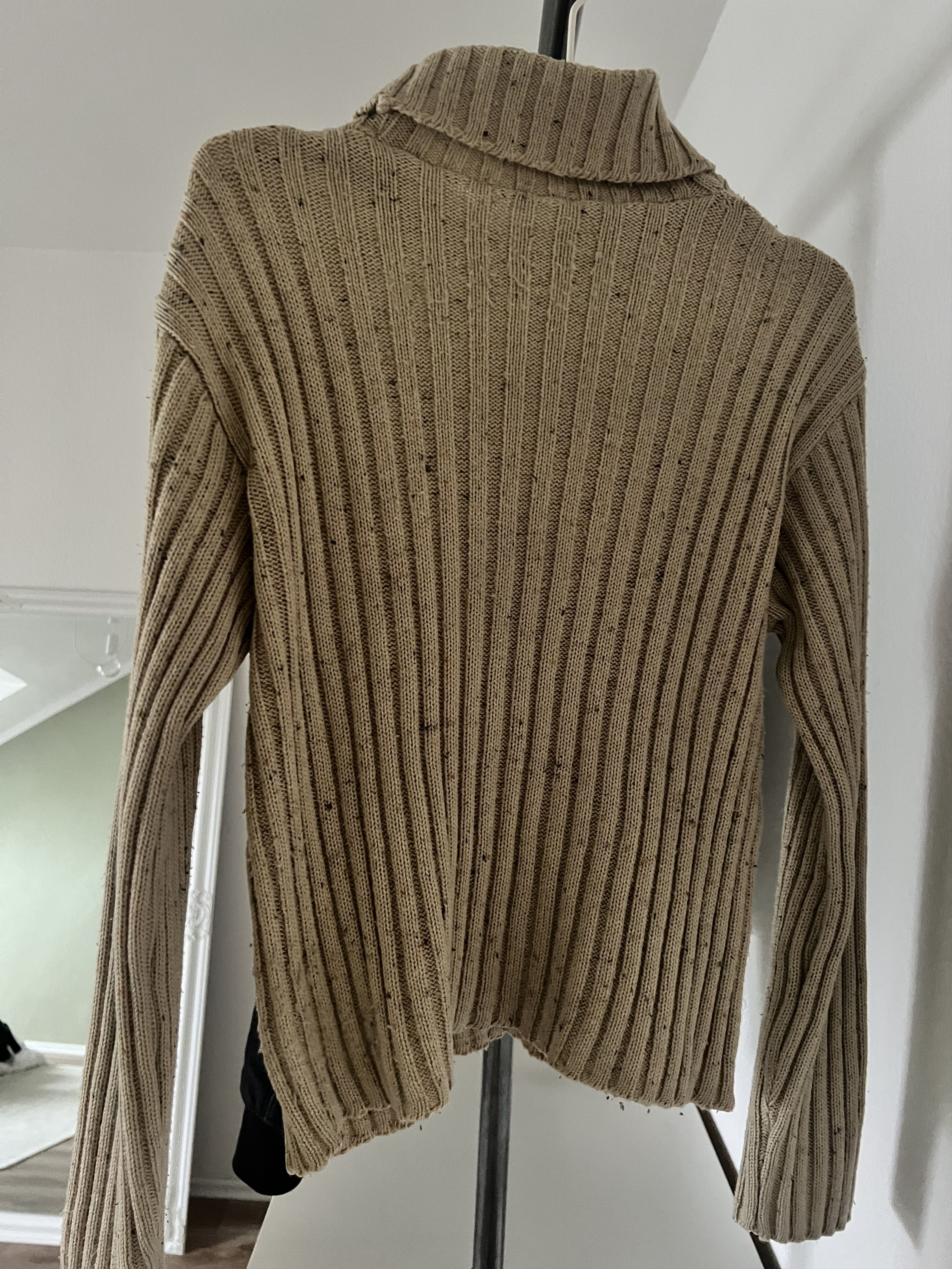 Vintage Turtle Kneck Knit Sweater Size M / US 6-8 / IT 42-44 - 2 Thumbnail
