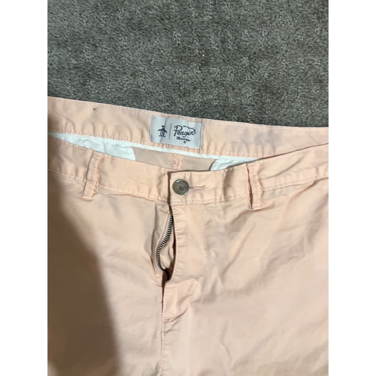 Vintage Penguin by Munsing Chino Shorts Pink Cotton Size 38 Size US 38 / EU 54 - 5 Thumbnail