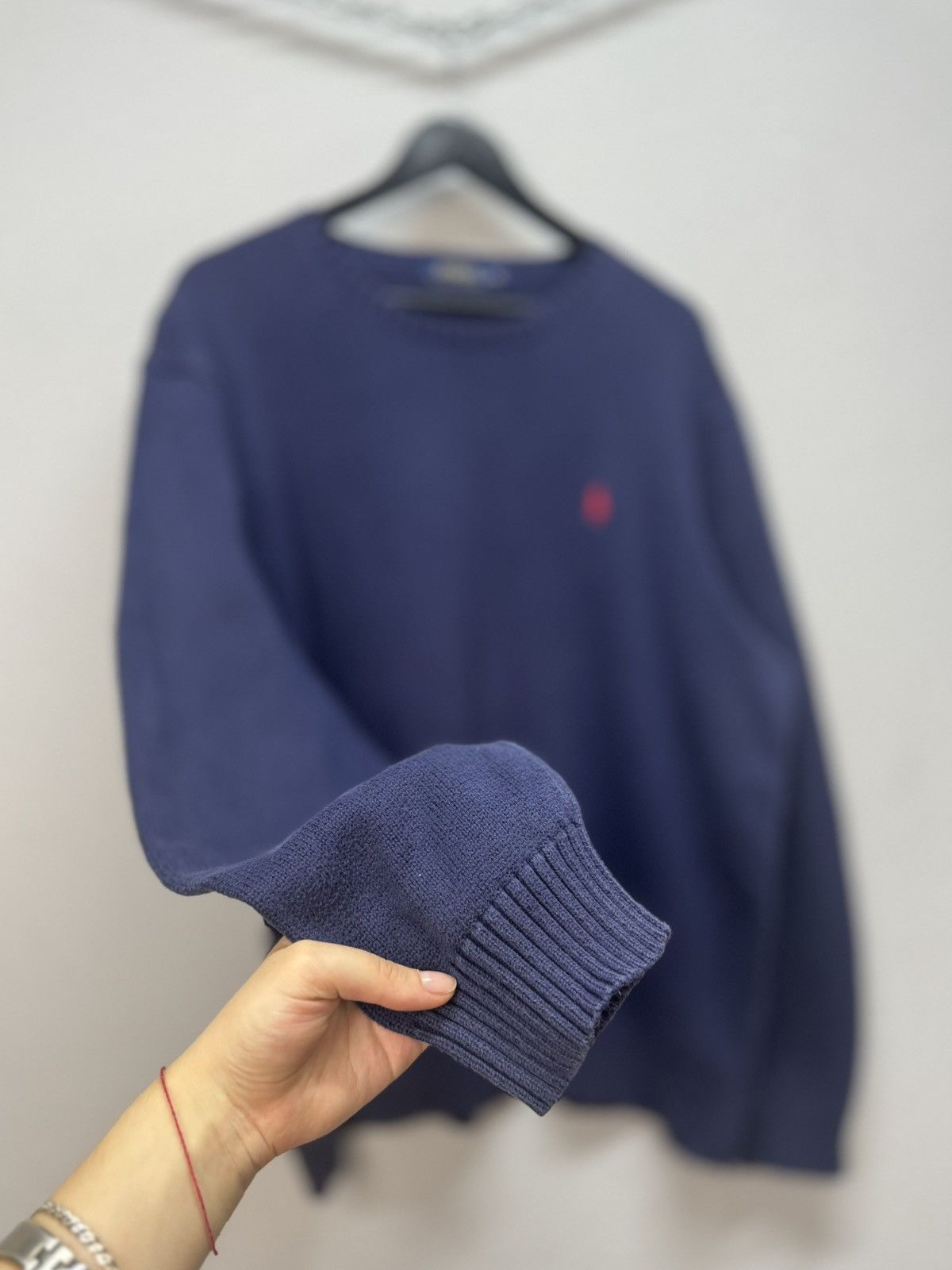 Polo Ralph Lauren Vintage Polo Ralph Lauren Sweater Navy Y2k Double RRL Sk8 Size US XL / EU 56 / 4 - 9 Thumbnail