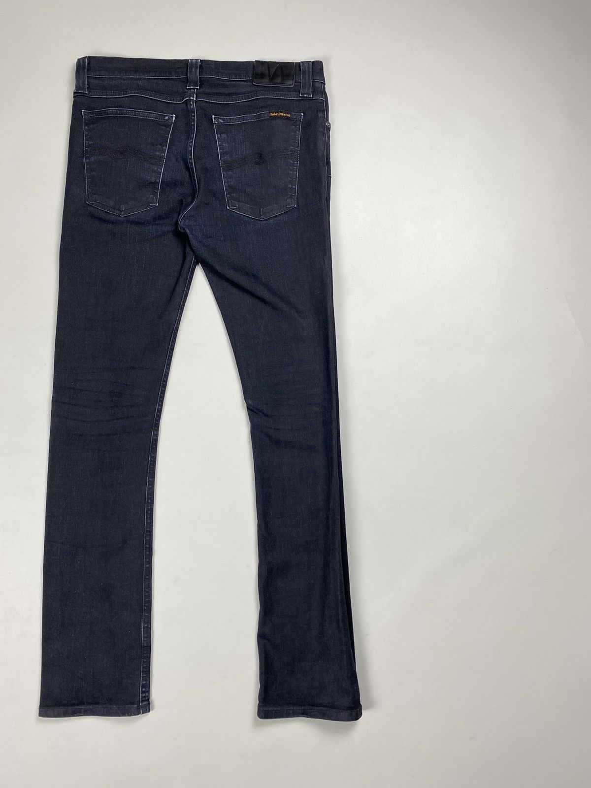 Nudie Jeans Nudie Jeans Co Tube Tom Org. Back In Black men’s jeans Size US 31 - 21 Thumbnail