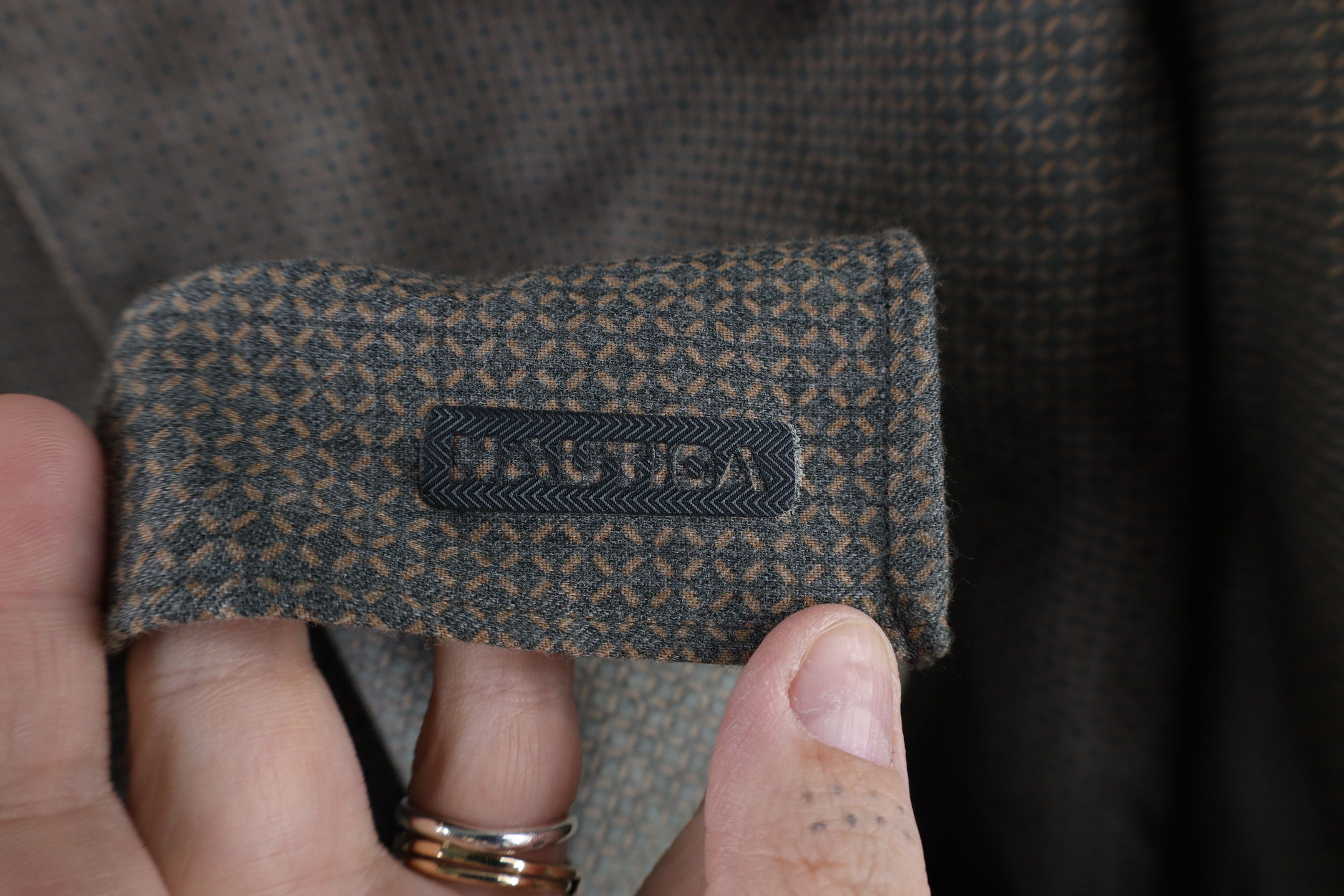 Nautica × Vintage Vintage 90s Nautica Rayon Blend Collared Button Shirt Size US M / EU 48-50 / 2 - 6 Thumbnail