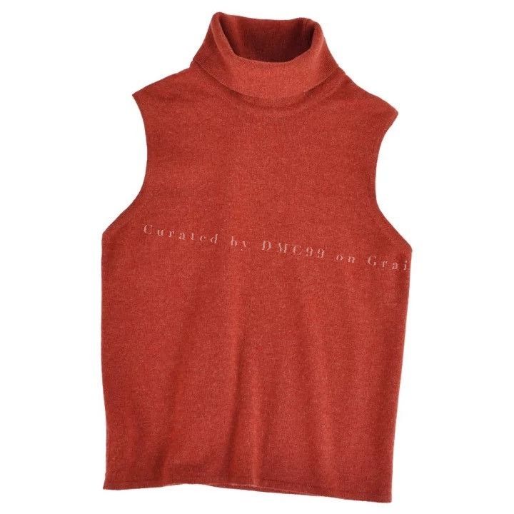 Jean Paul Gaultier Hermes Gaultier Era Cashmere Turtleneck Top