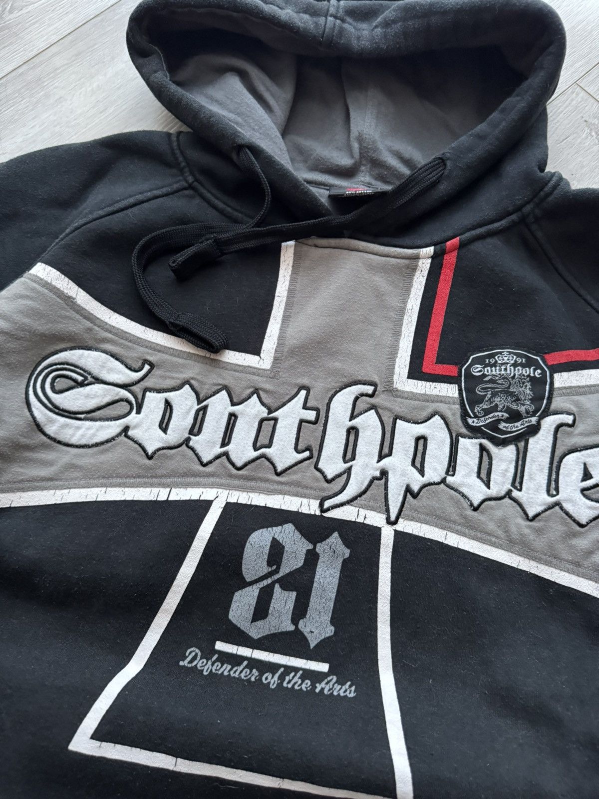 Southpole OVERSIZED VINTAGE SOUTHPOLE HOODIE Size US L / EU 52-54 / 3 - 4 Thumbnail