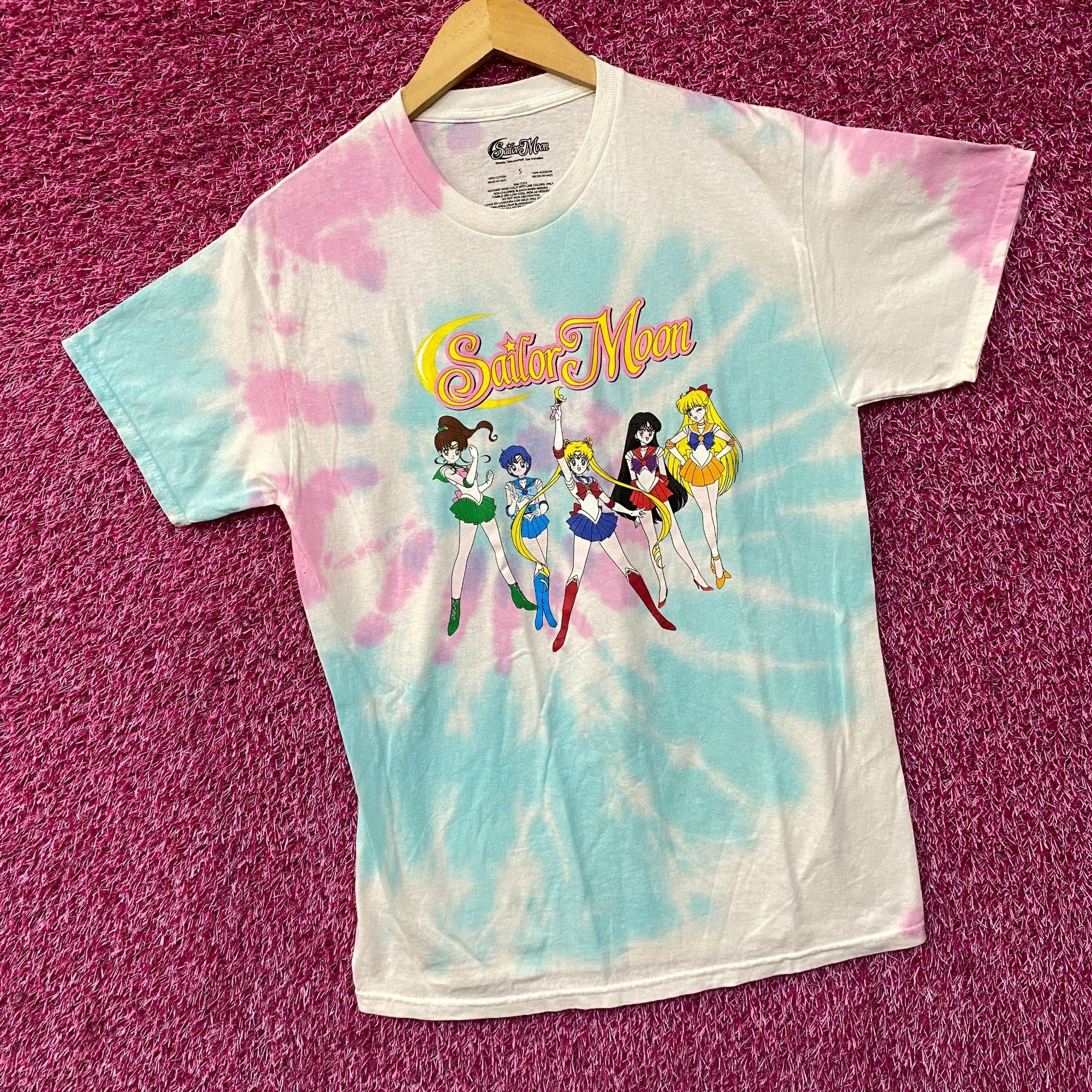 Anime Sailor Moon Sailor Scouts Anime Series T-Shirt Tie Dye Small Size US S / EU 44-46 / 1 - 3 Thumbnail