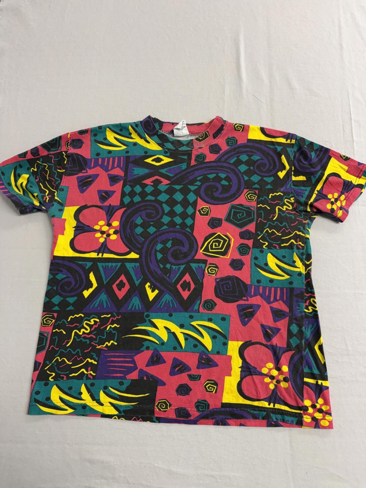 Other 80s Surf AOP T-shirt Wild Neon Print Surfing Gitano - S Size US S / EU 44-46 / 1 - 1 Thumbnail