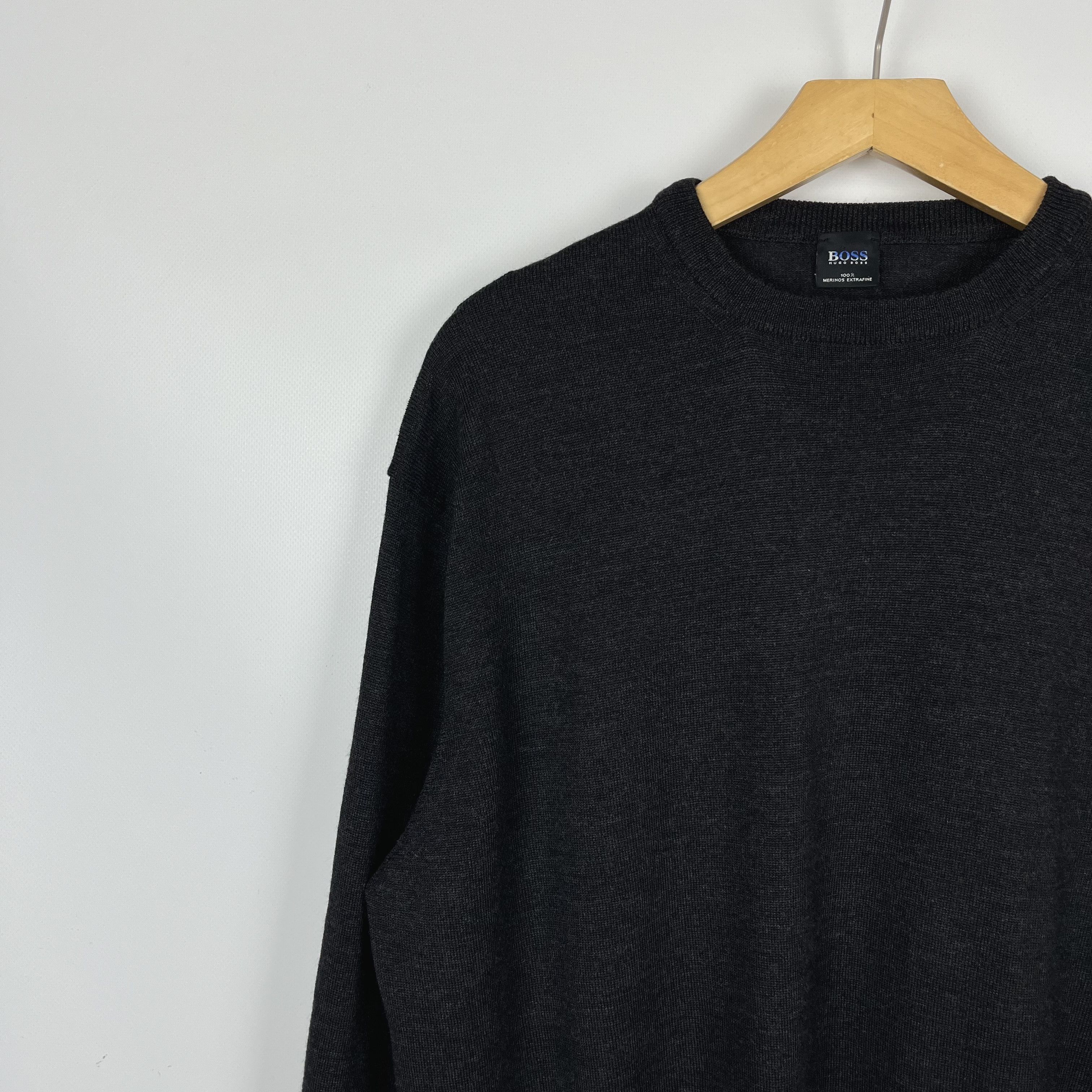 Hugo Boss Hugo Boss Merino Wool Crewneck Sweater Size US M / EU 48-50 / 2 - 5 Thumbnail