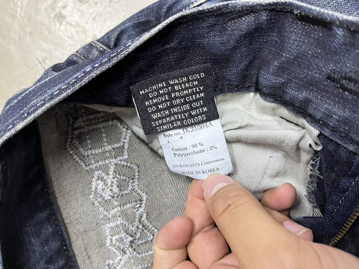Japanese Brand Japanese Punk Indigo Flare Lightning Wash Pasta Denim Size US 29 - 18 Thumbnail