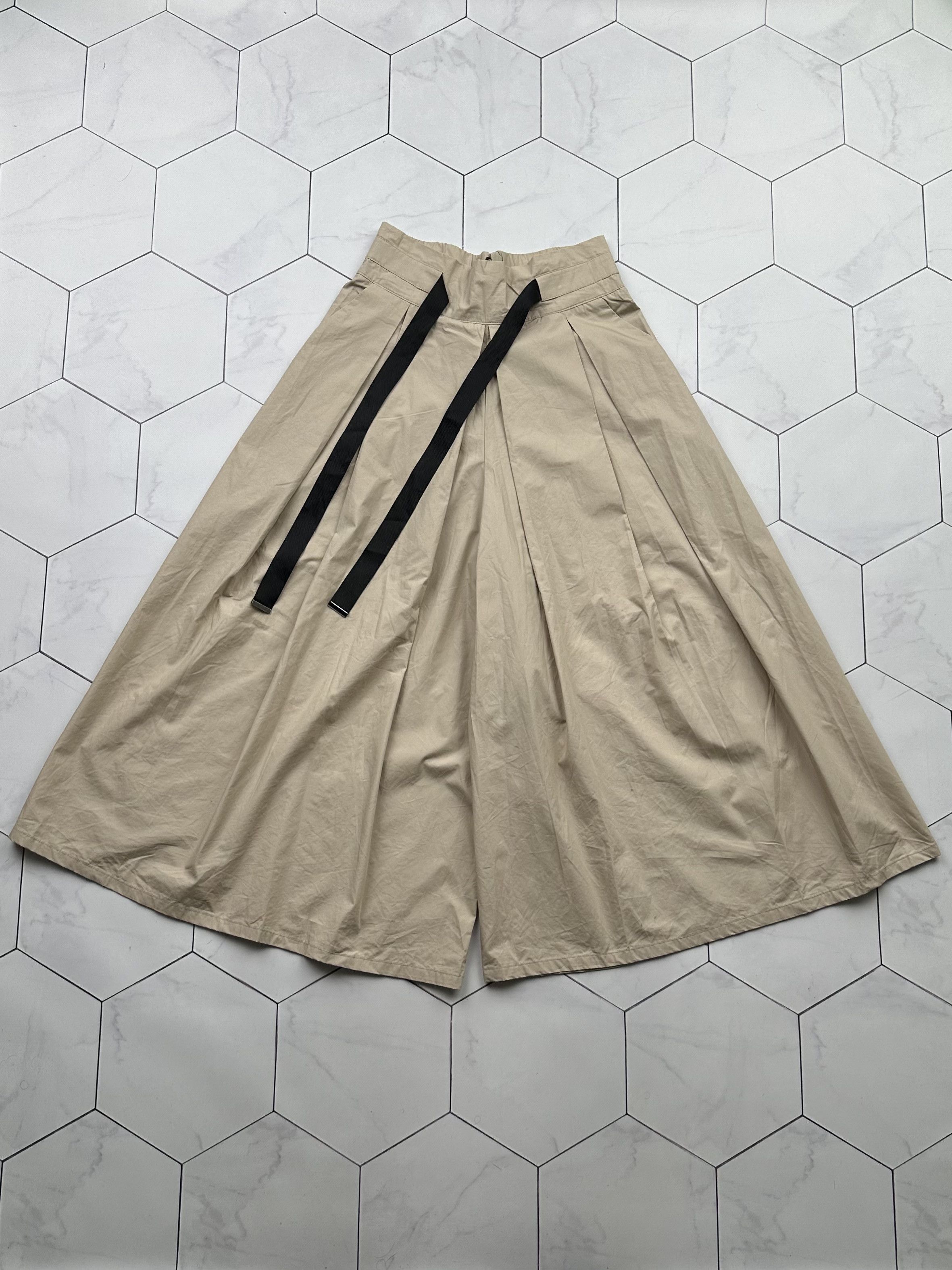 image of Vintage Wide Parachute Pants Yohji Style in Brown, Men's (Size 28)