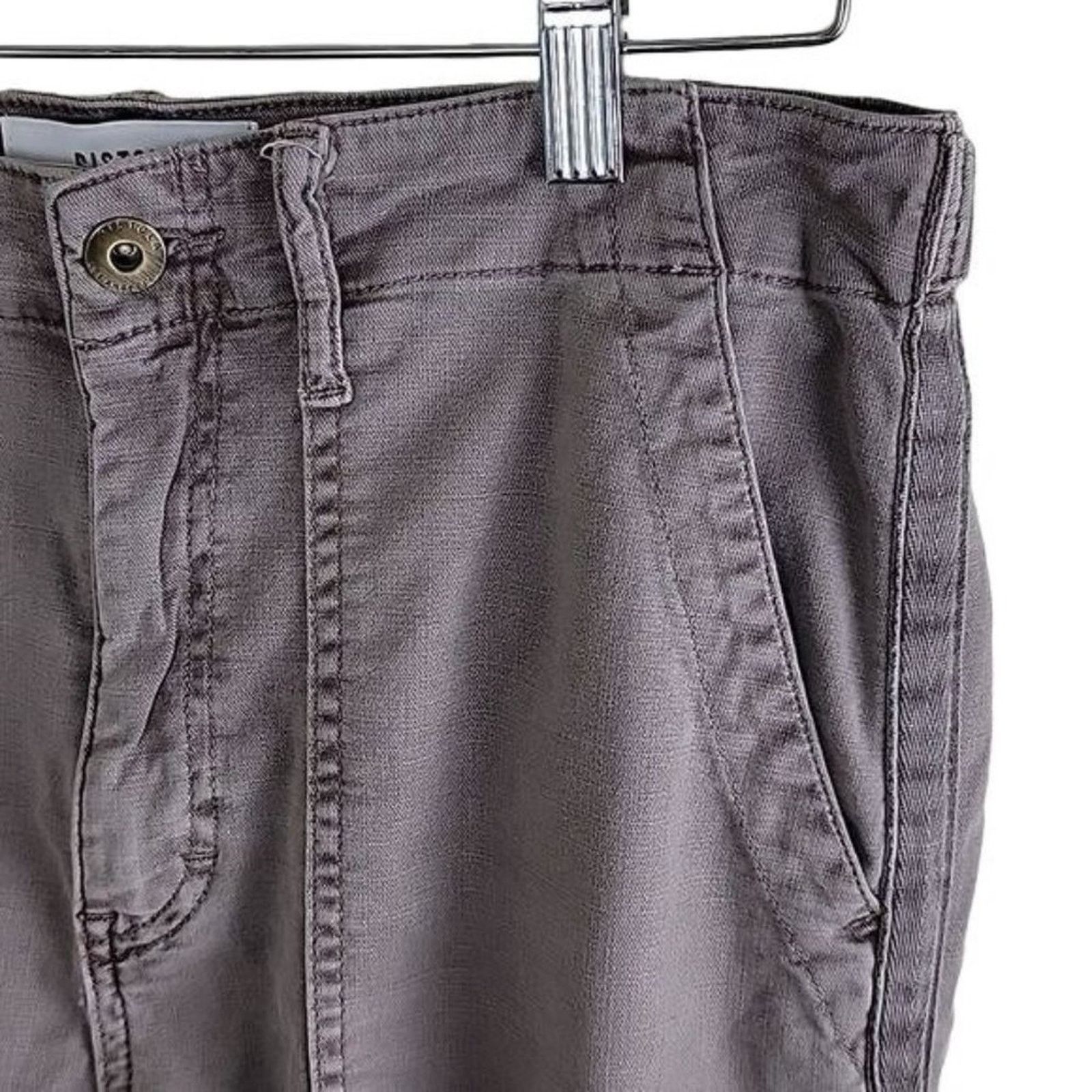 Pistola PISTOLA Women's Mid Rise Brown Cargo Pants Cotton Blend Size 30" / US 8 / IT 44 - 4 Thumbnail