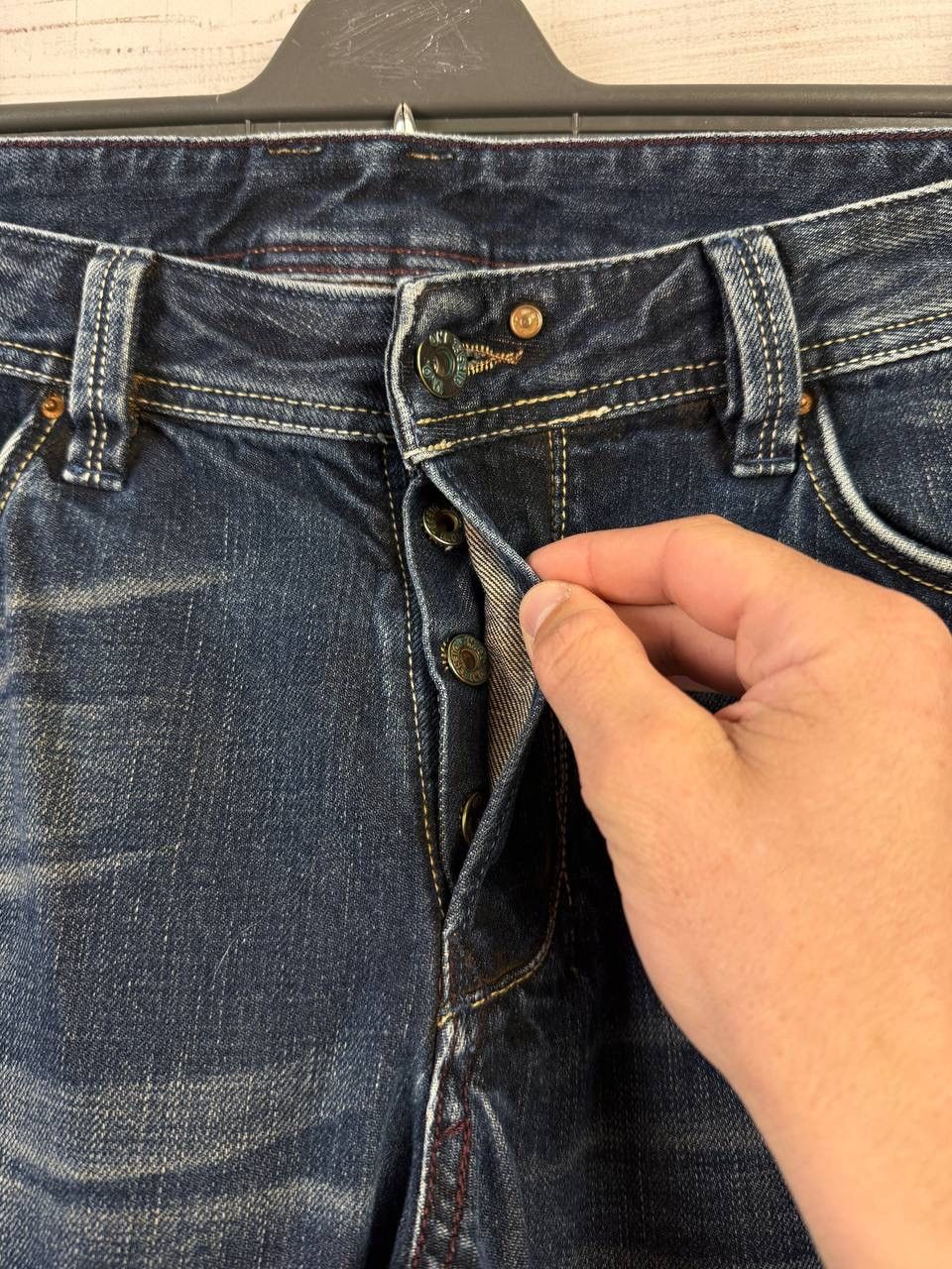 Diesel 🔥Vintage Diesel Jeans Faded Washed Avant Garde Flared Baggy🔥 Size US 34 / EU 50 - 10 Thumbnail