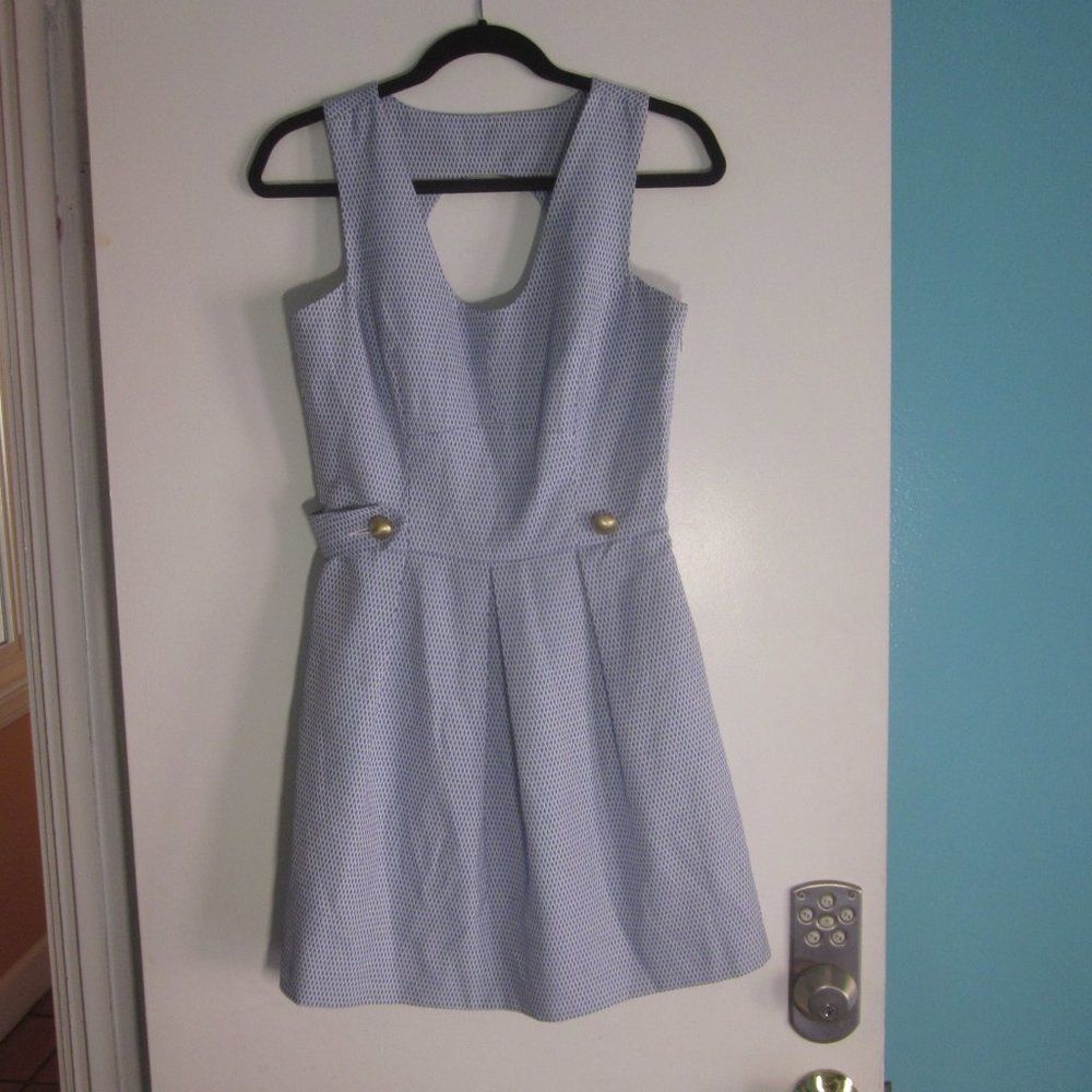 Kate Spade Kirribilla San Francisco Womens Dress Size 4 Blue Diamond Pr Size S / US 4 / IT 40 - 2 Thumbnail