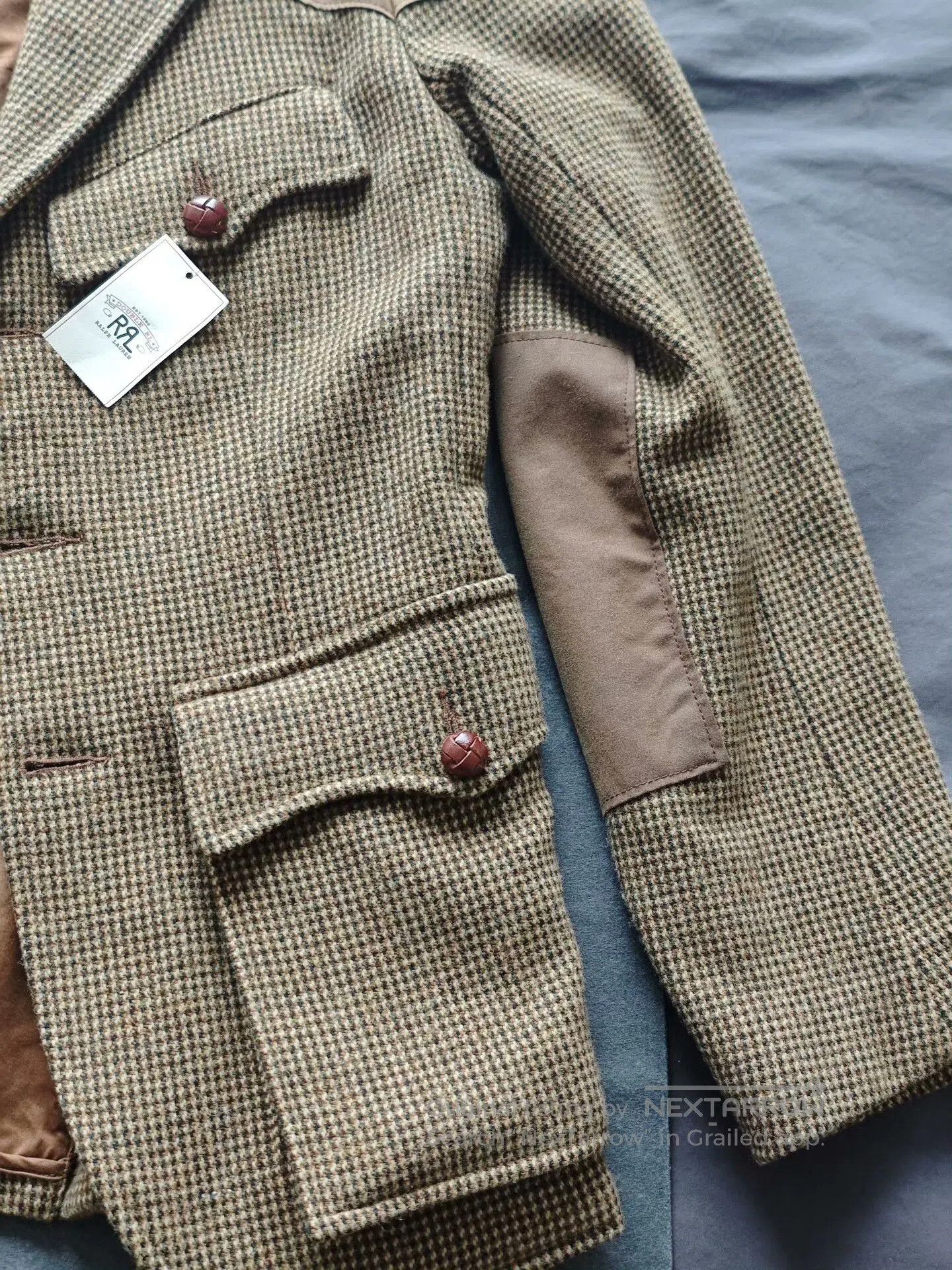 RRL Ralph Lauren RRL Ralph Lauren Houndstooth Hunting Blazer. Size US S / EU 44-46 / 1 - 2 Thumbnail