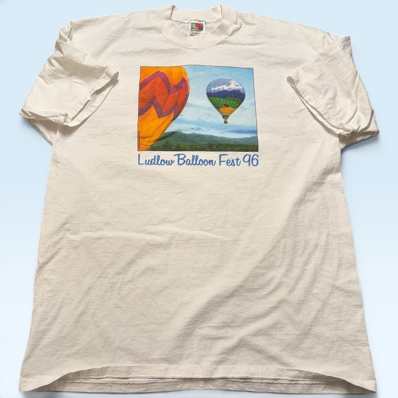 Fruit Of The Loom Vtg Ludlow Balloon Fest 96 XL Fruit Of The Loom T-Shirt Size US XL / EU 56 / 4 - 1 Thumbnail