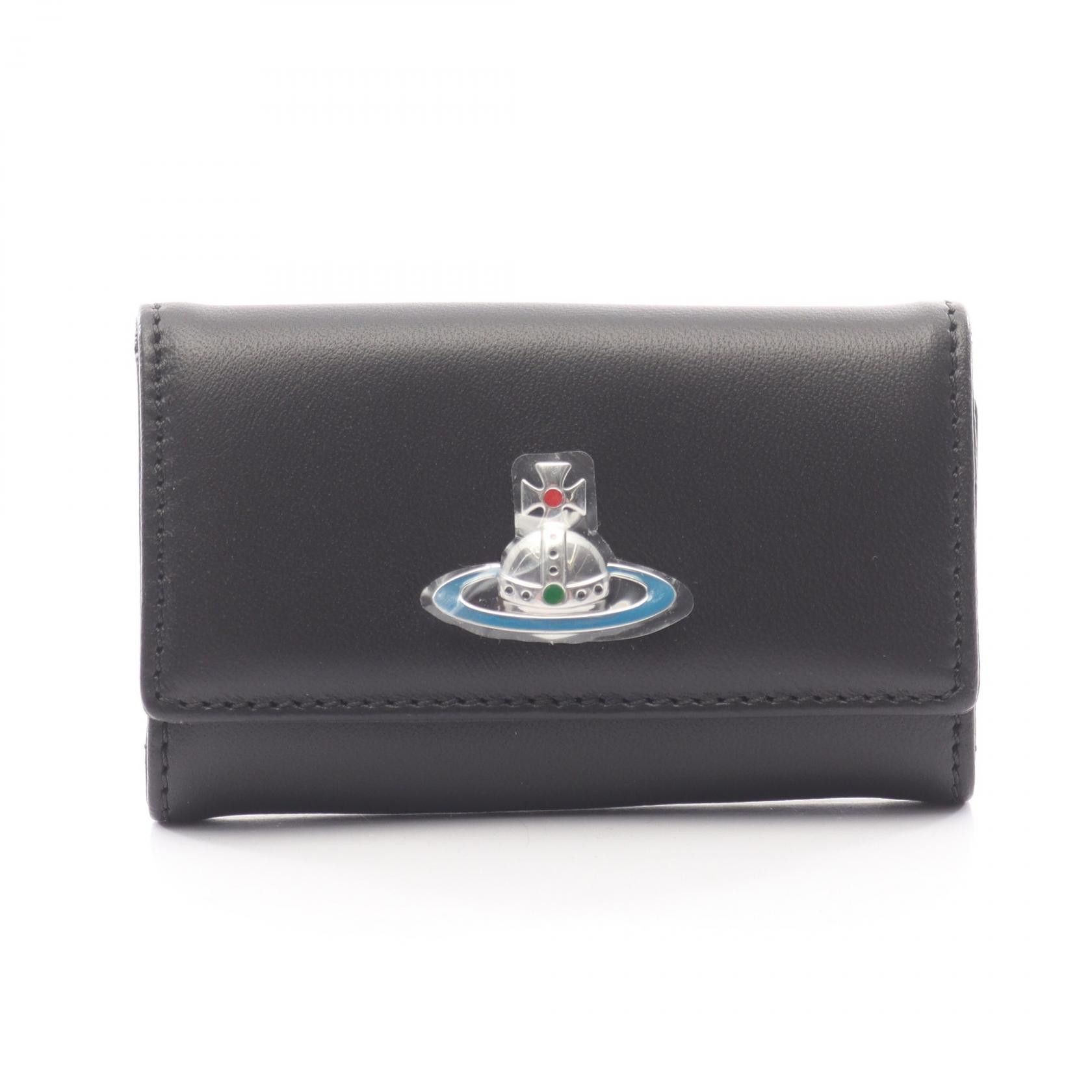 Vivienne Westwood Vivienne Westwood Vivienne Westwood Orb Leather Key Case Leather Key case 51020001L001LN403 DUTY FREE for USA Size ONE SIZE - 1 Thumbnail