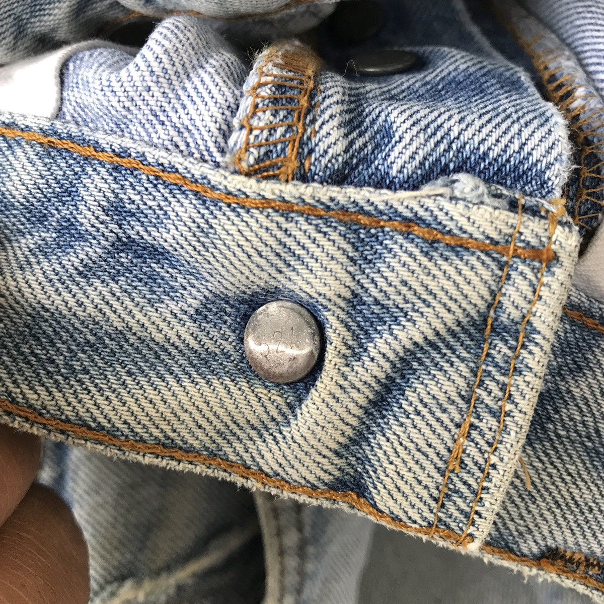 Levi's Levi’s Strauss 501 Vintage 80s USA Distressed Selvedge Denim Size US 32 / EU 48 - 12 Thumbnail