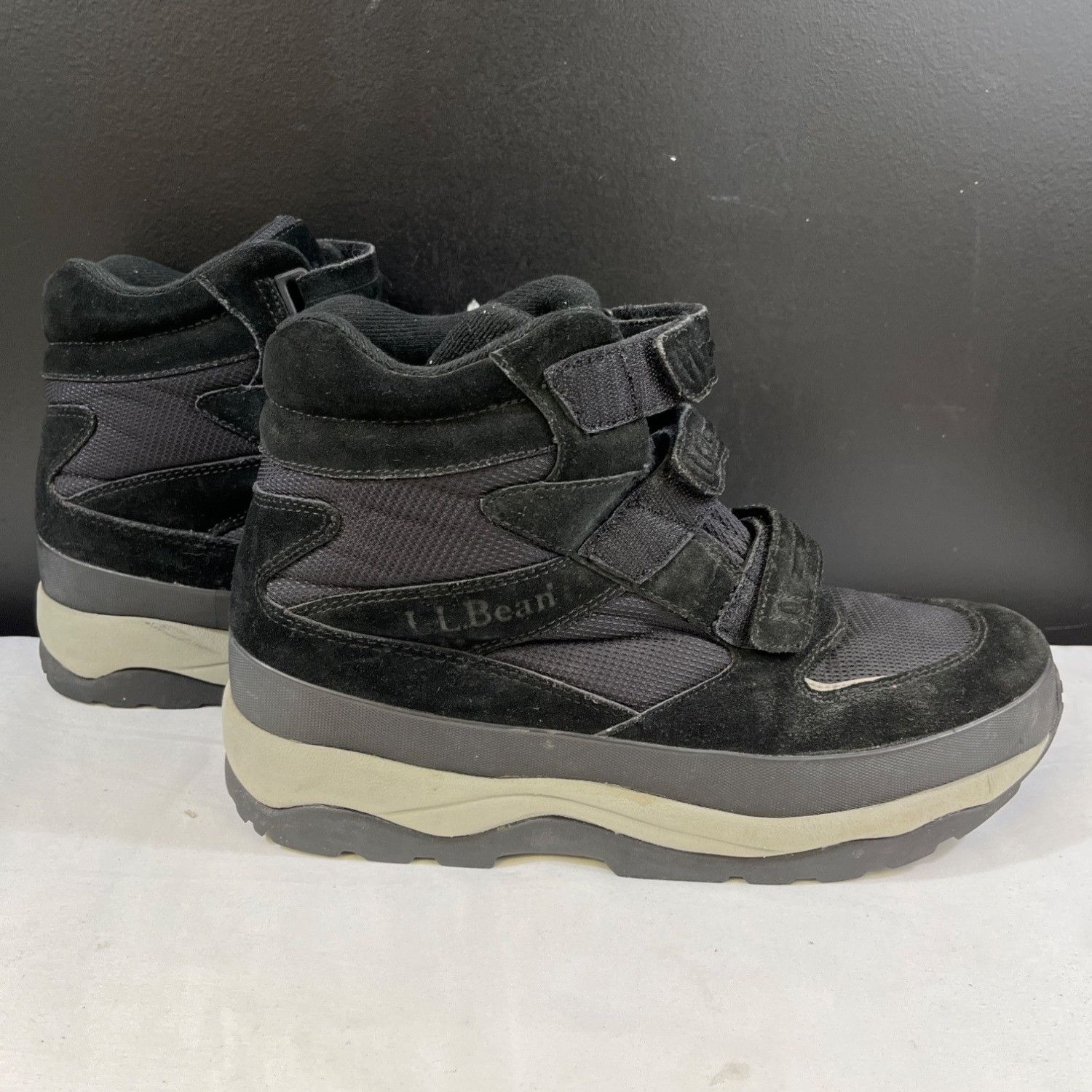 L L Bean Mens Black Winter Snow Boots Size 13M SKU 6564