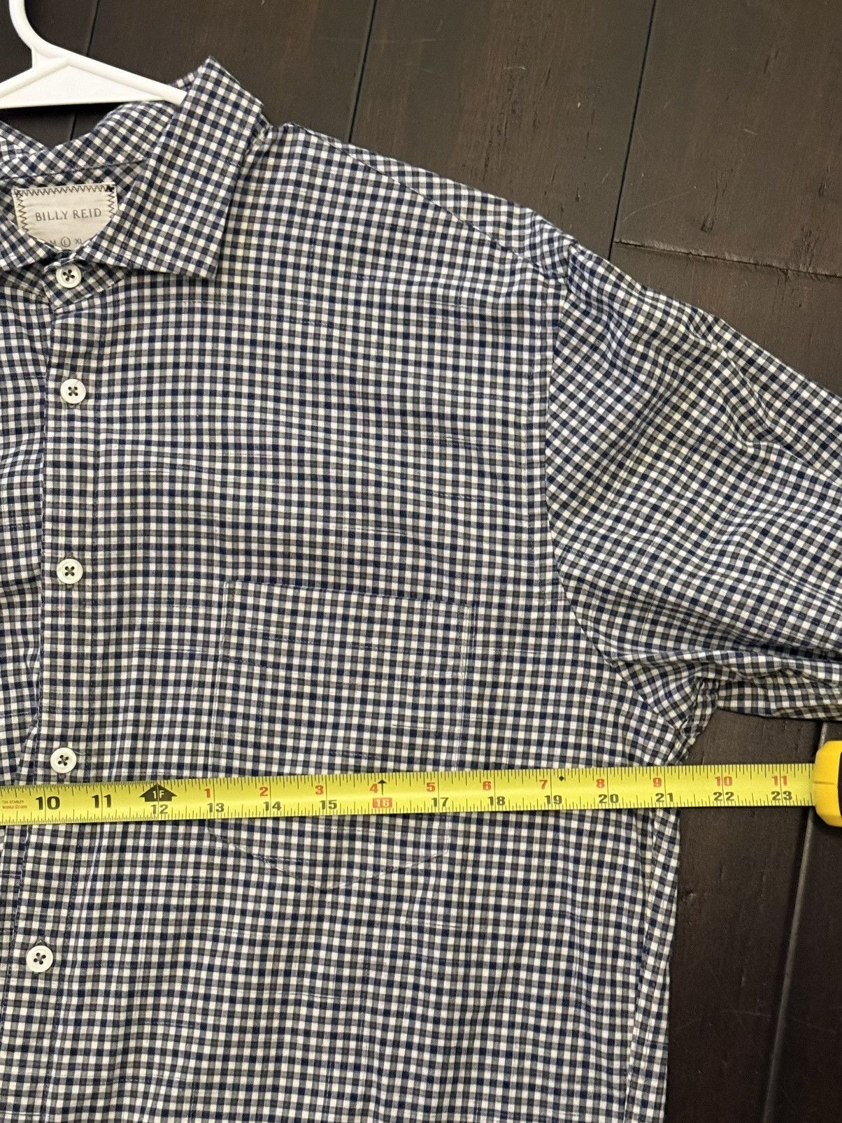 Billy Reid Billy Reid Standard Cut gingham button-up shirt Size US L / EU 52-54 / 3 - 7 Thumbnail