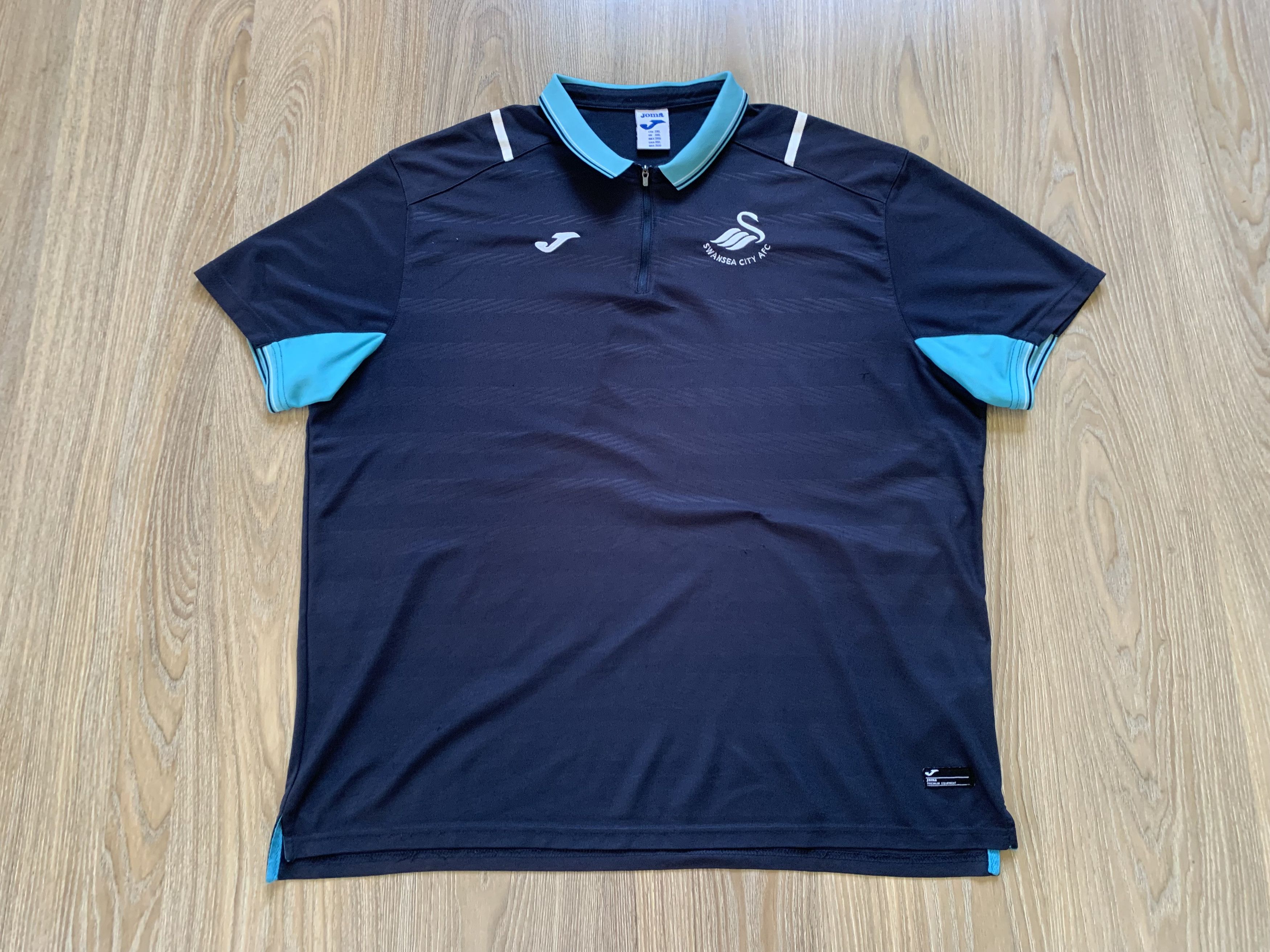Joma × Sports Specialties Joma Swansea City FC Original Football Polo T Shirt Size US XXL / EU 58 / 5 - 3 Thumbnail
