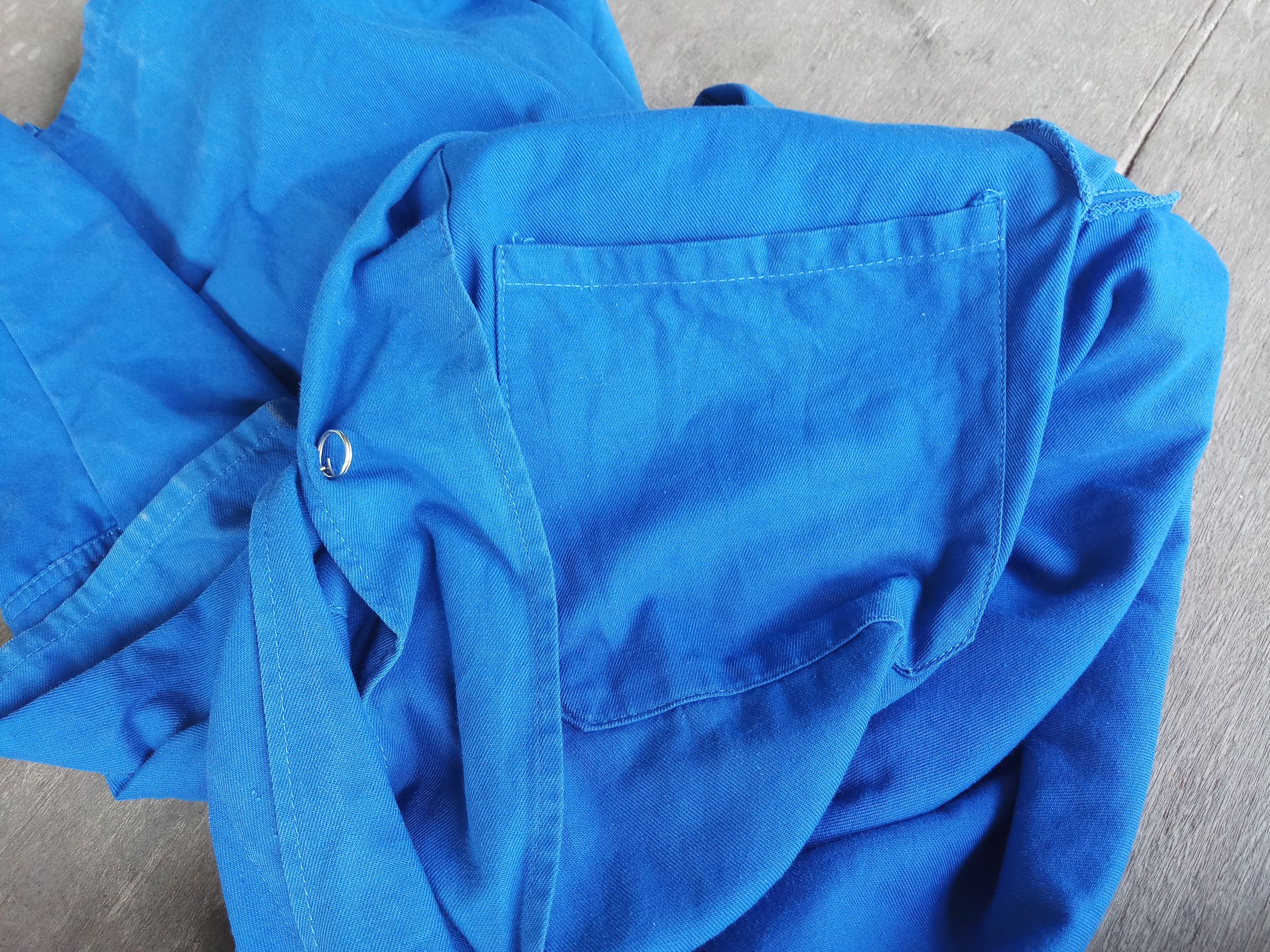 French Connection VTG 70s KLM Kleding Sanfor size 52 ,L,French work jacket Size US L / EU 52-54 / 3 - 8 Thumbnail