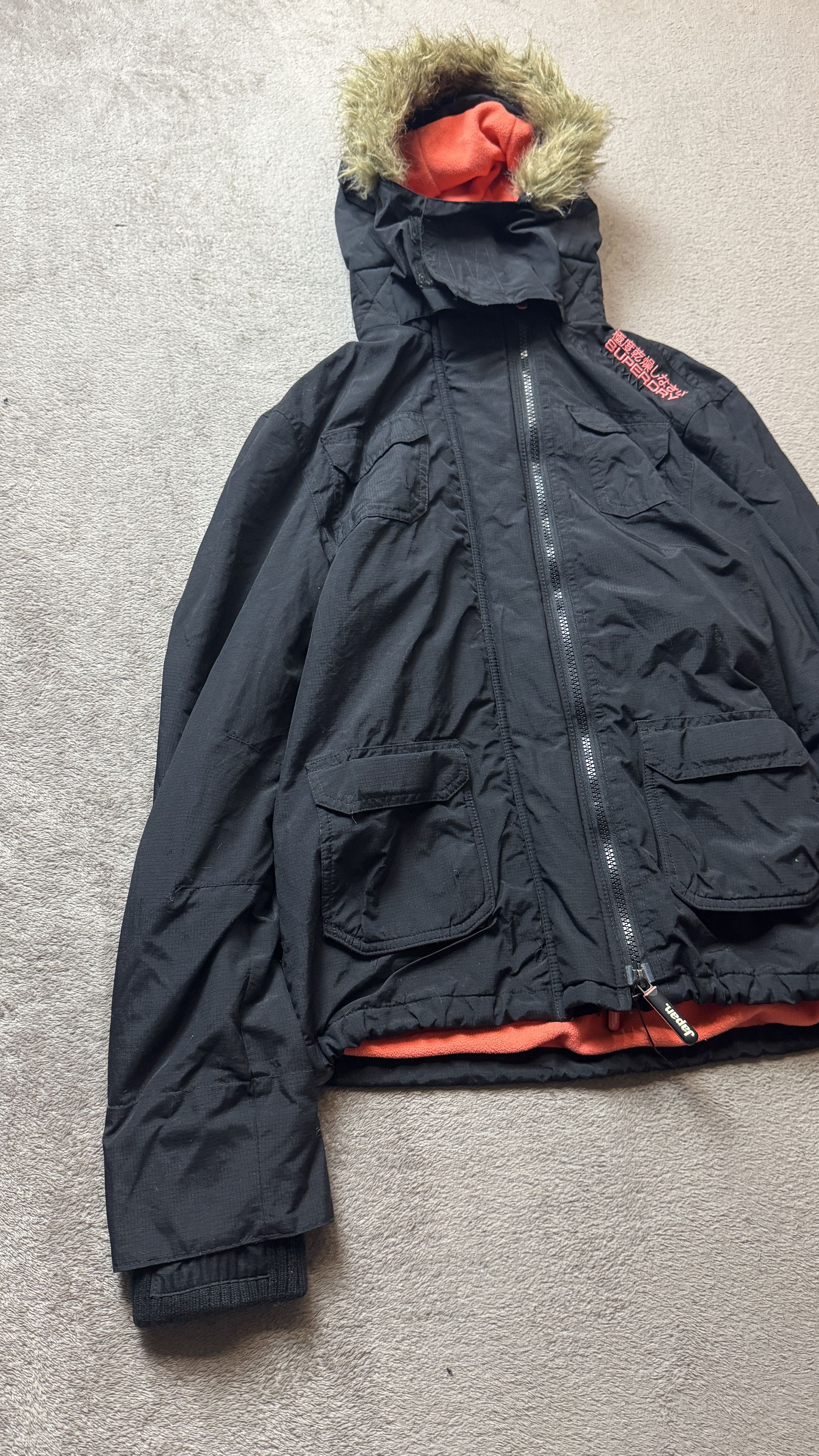 Japanese Brand Superdry Y2K Faux Fur Hood Ski Jacket lgb goa y-3 Size US S / EU 44-46 / 1 - 4 Thumbnail