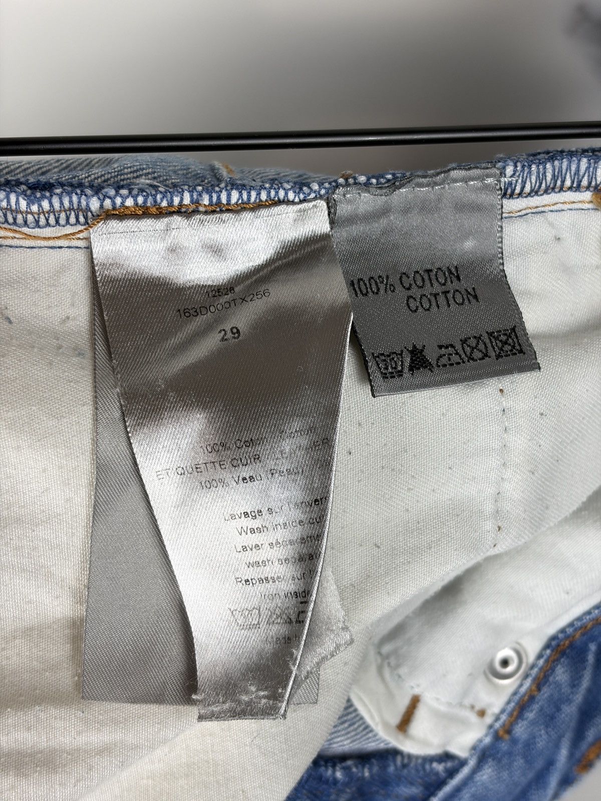 Dior Dior Homme Mudwash Painter Distressed Blue Denim Jeans Size US 29 - 9 Thumbnail