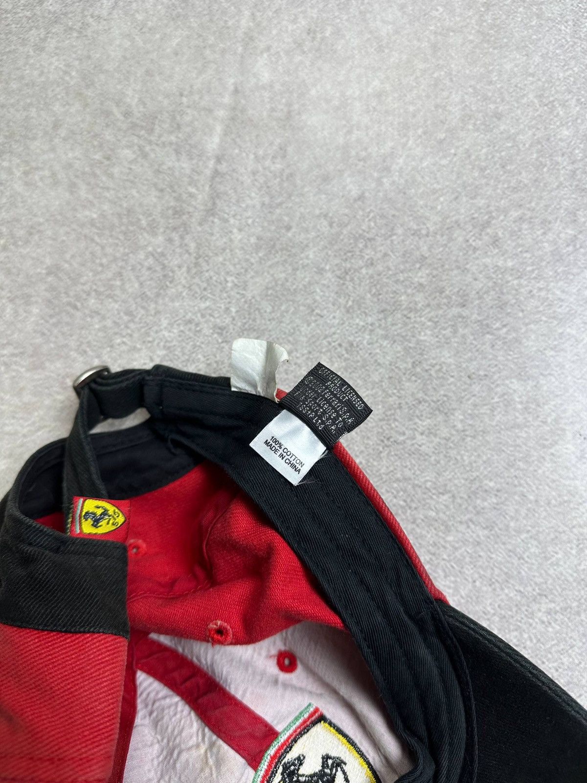 Ferrari Vintage 90s Ferarri Licensed Schumacher Racing Cap Y2K F-1 Size ONE SIZE - 7 Thumbnail