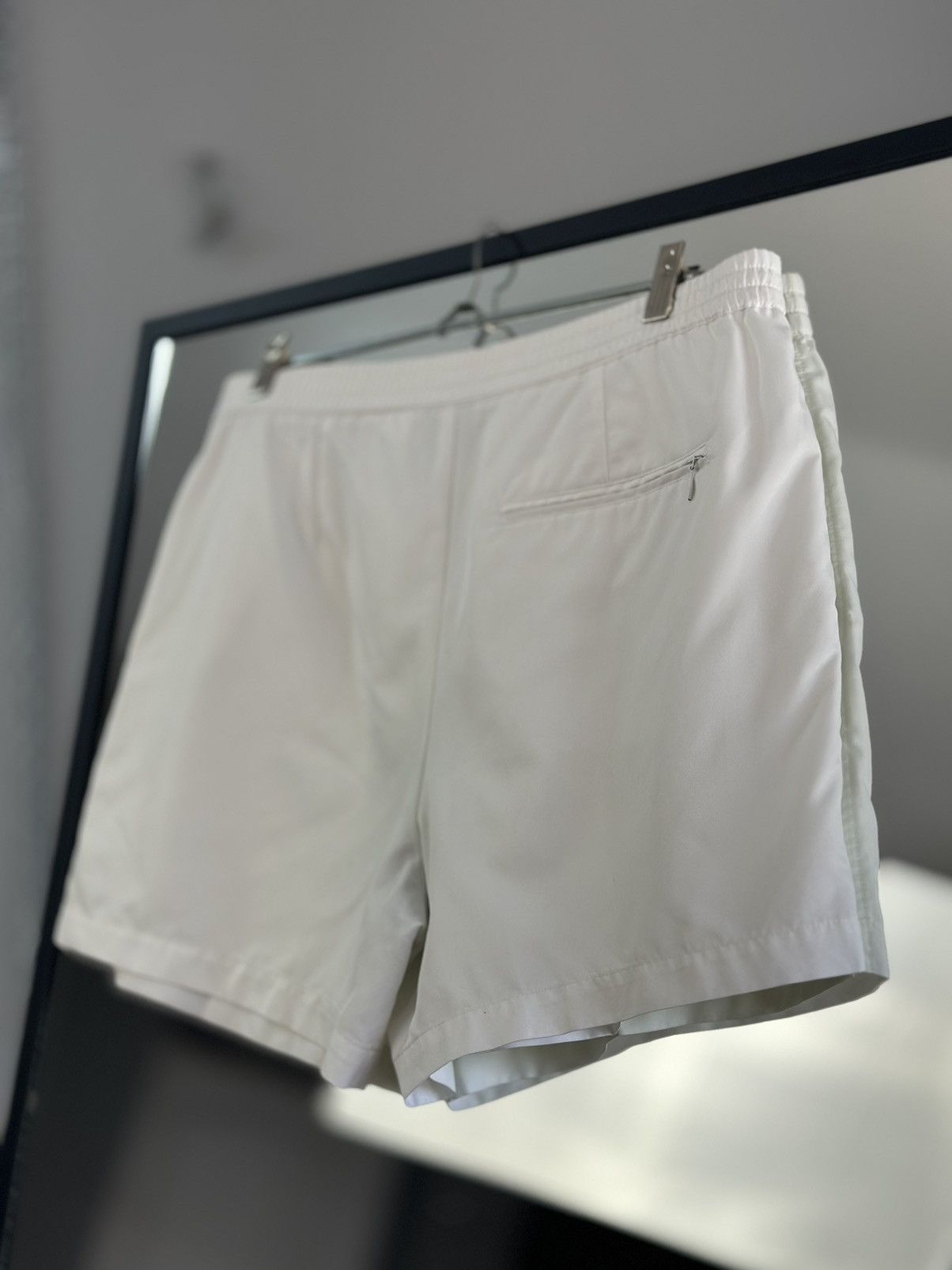 Nike Vintage Nike Shorts Court Swoosh Y2K white Federer Golf Size US 32 / EU 48 - 15 Thumbnail