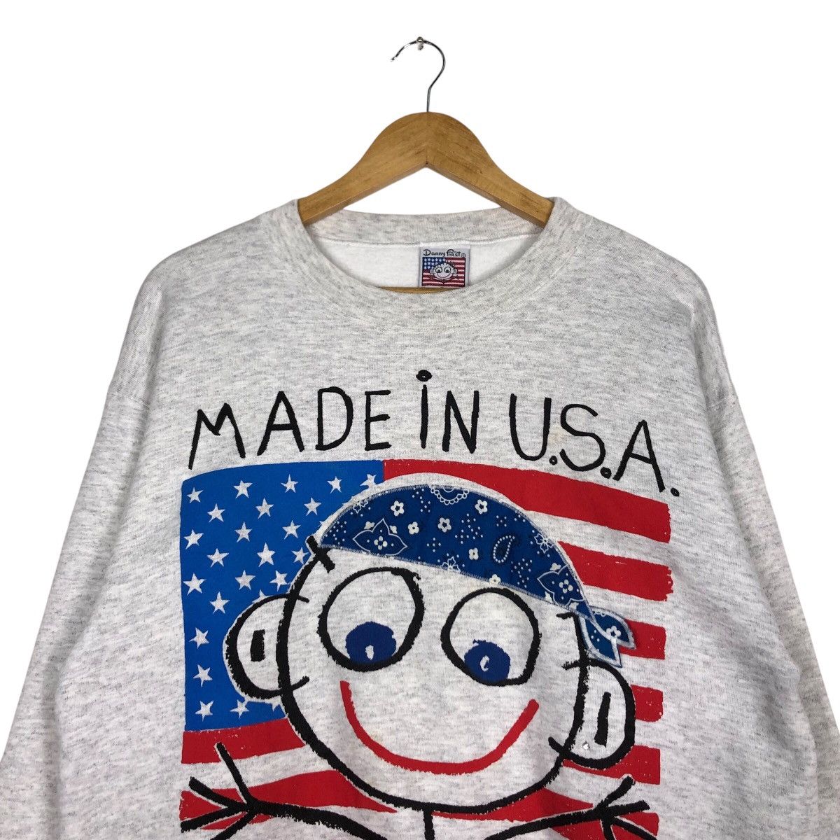 Vintage Danny First Vintage Made In USA sweatshirt Big Logo Medium Size US M / EU 48-50 / 2 - 2 Thumbnail