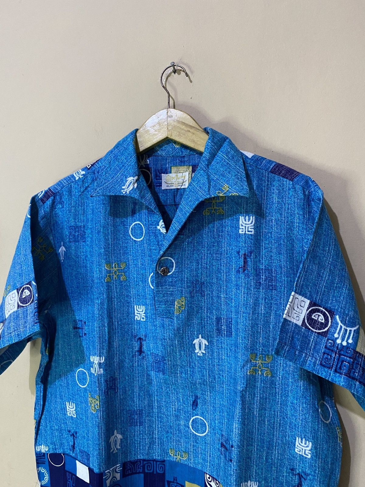 Vintage 60s Rare Vintage McInerry Hawaiian Pattern Button Shirt Size US L / EU 52-54 / 3 - 3 Thumbnail