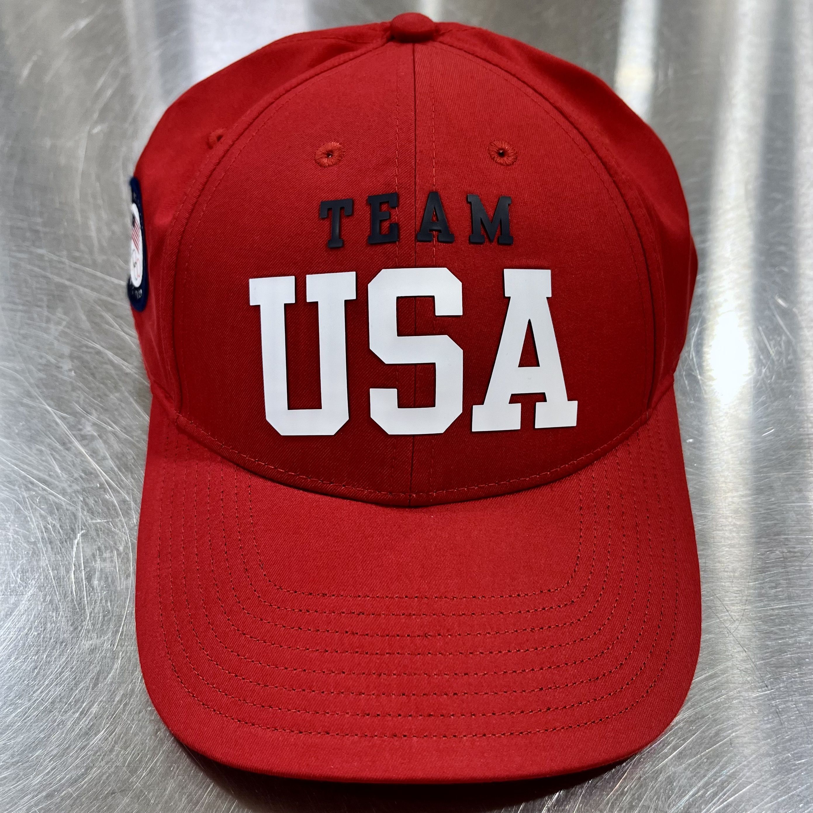 USA Olympics Team USA 2020 Olympics Flag Patch Polo Ralph Lauren Cap Hat Size ONE SIZE - 2 Thumbnail