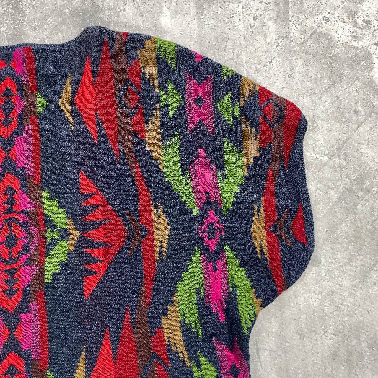 Denim & Supply Ralph Lauren Denim & Supply Ralph Lauren Aztec Pattern SS Sweater Women’s Size XS / US 0-2 / IT 36-38 - 21 Thumbnail