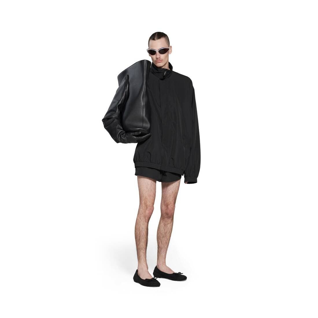 Balenciaga o1la1rc1a0325 Minimal Tracksuit Jacket in Black Size US L / EU 52-54 / 3 - 2 Thumbnail
