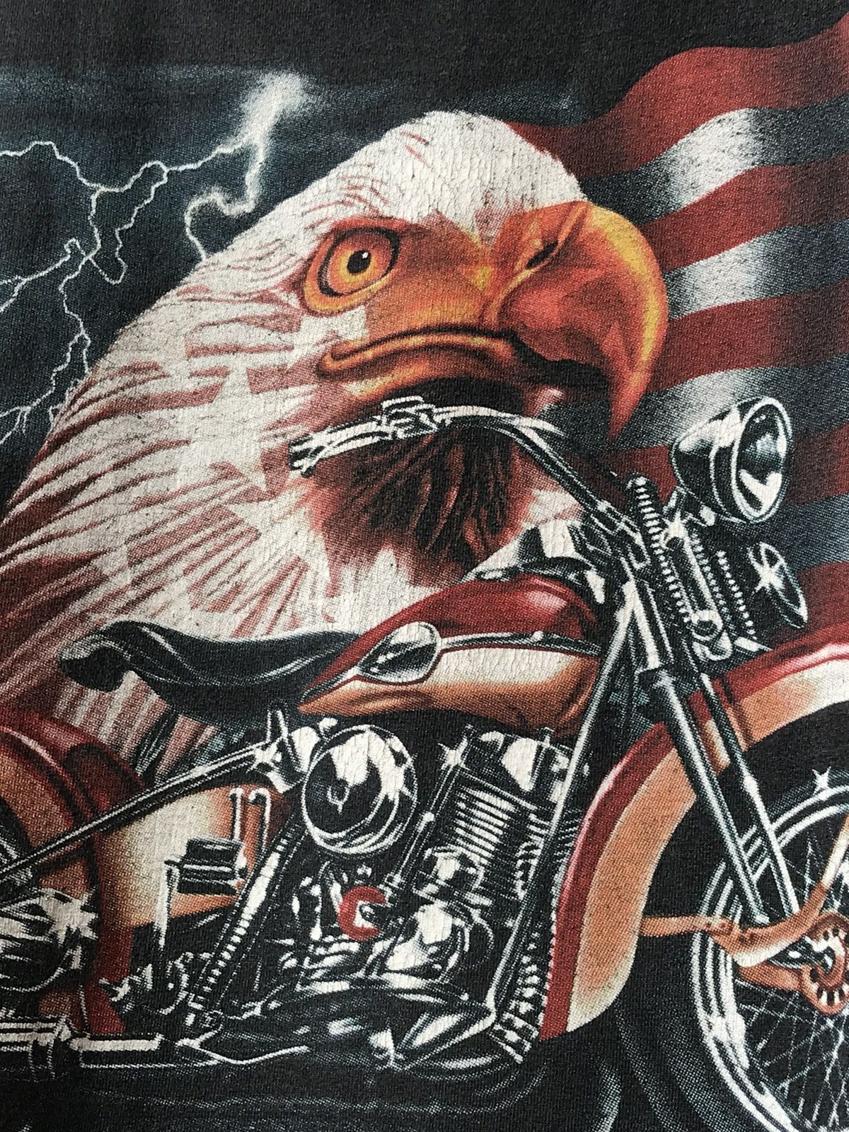 Vintage Vintage 2000s Freedom Rider Graphic USA streetwear t-shirt Size US L / EU 52-54 / 3 - 3 Thumbnail