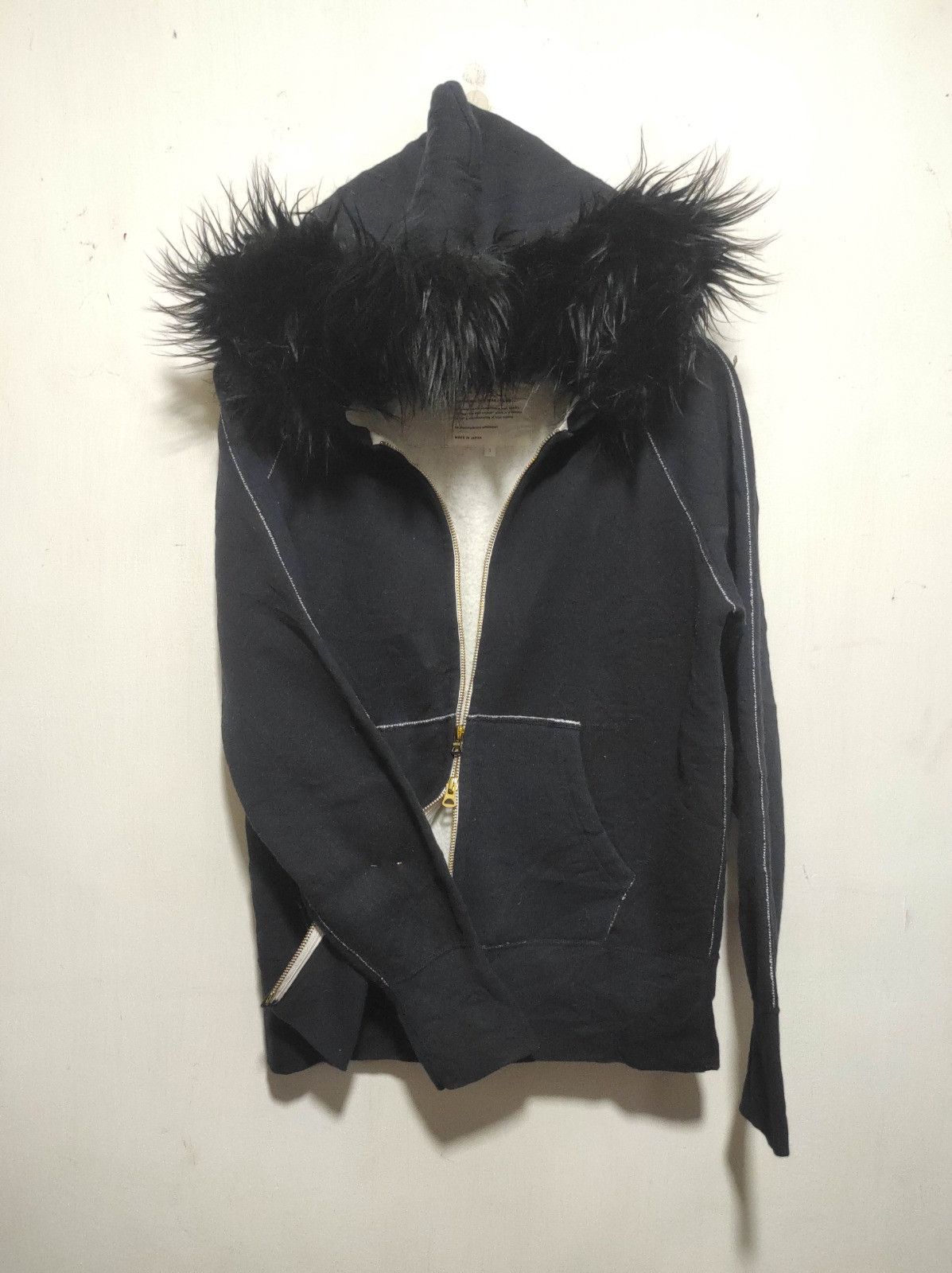 Japanese Brand Dessin Japan double Zip fur hoodie LGB style Size US M / EU 48-50 / 2 - 2 Thumbnail