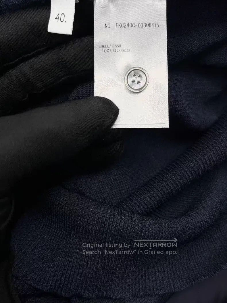 Thom Browne Thom Browne Dark blue cardigan jacket Size US S / EU 44-46 / 1 - 4 Thumbnail