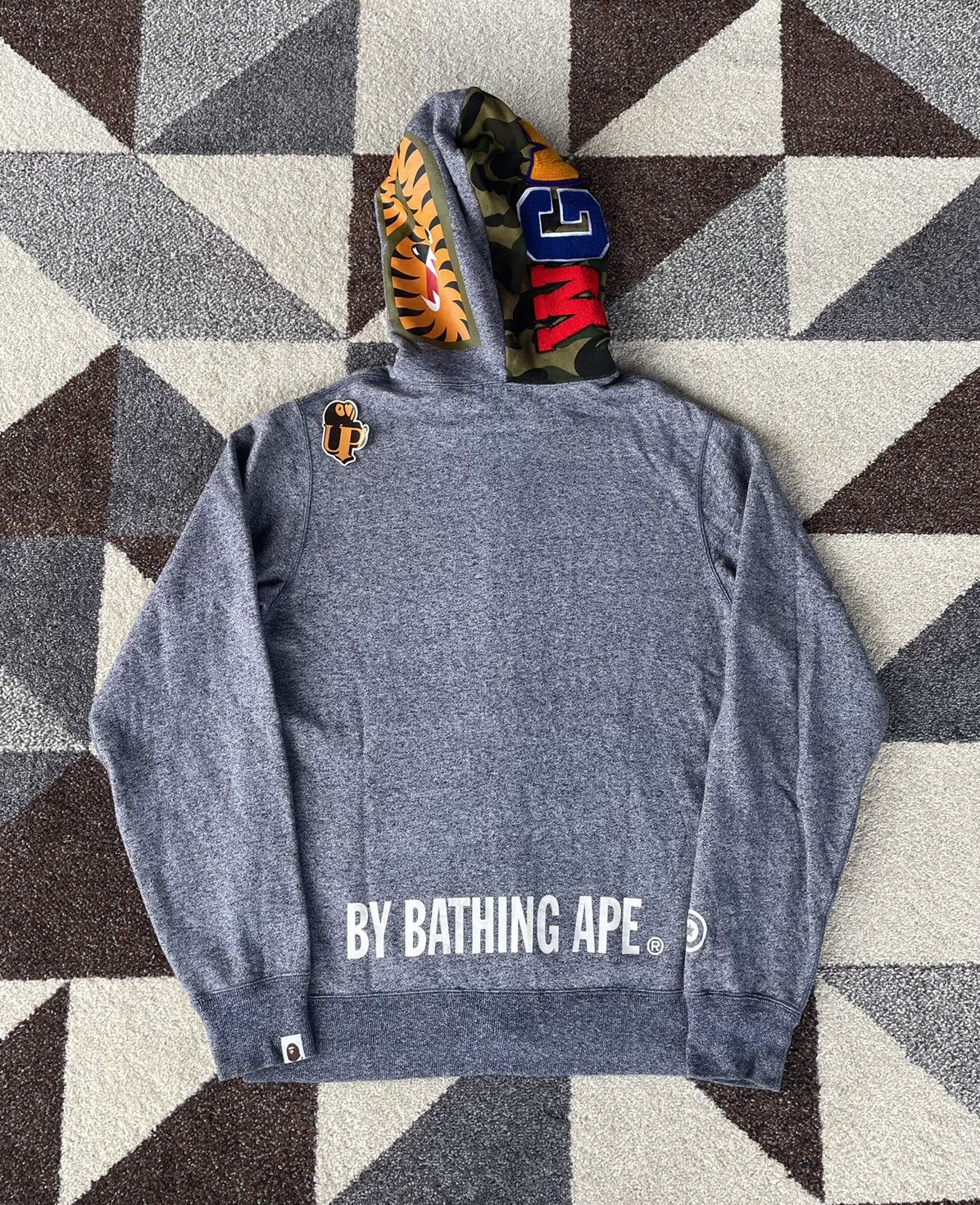 Bape Bape Half Camo Shark Fullzip Hoodie Size US L / EU 52-54 / 3 - 7 Thumbnail