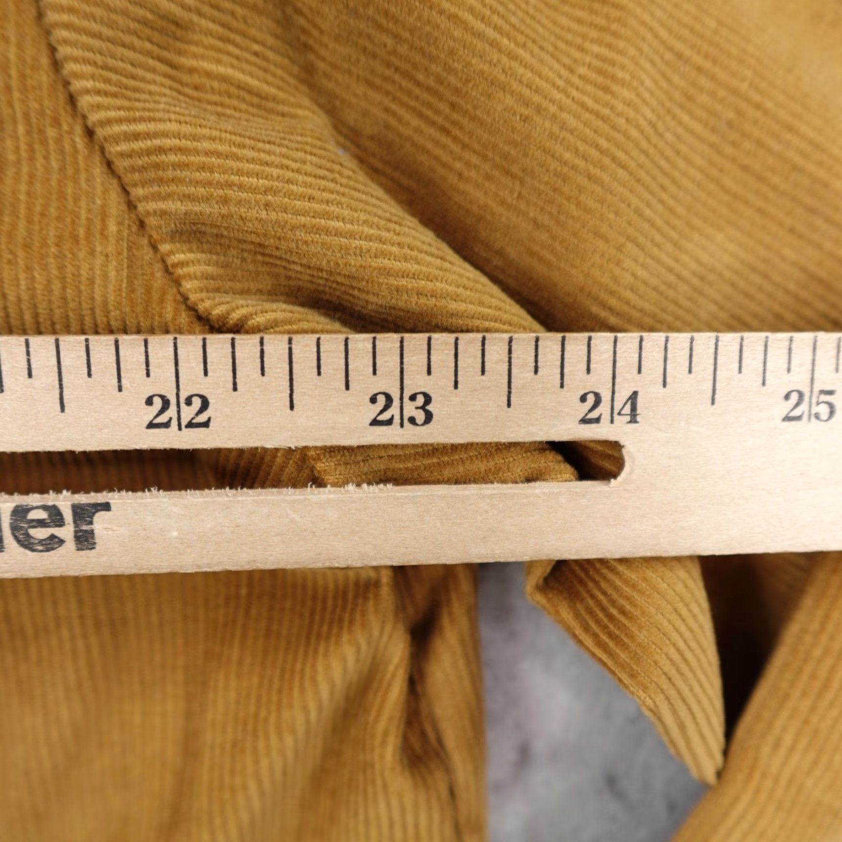 Vintage VINTAGE Spotwood Jacket Adult 46 Brown Corduroy Button Blade Collar Shacket 70s Mens Size US S / EU 44-46 / 1 - 6 Thumbnail