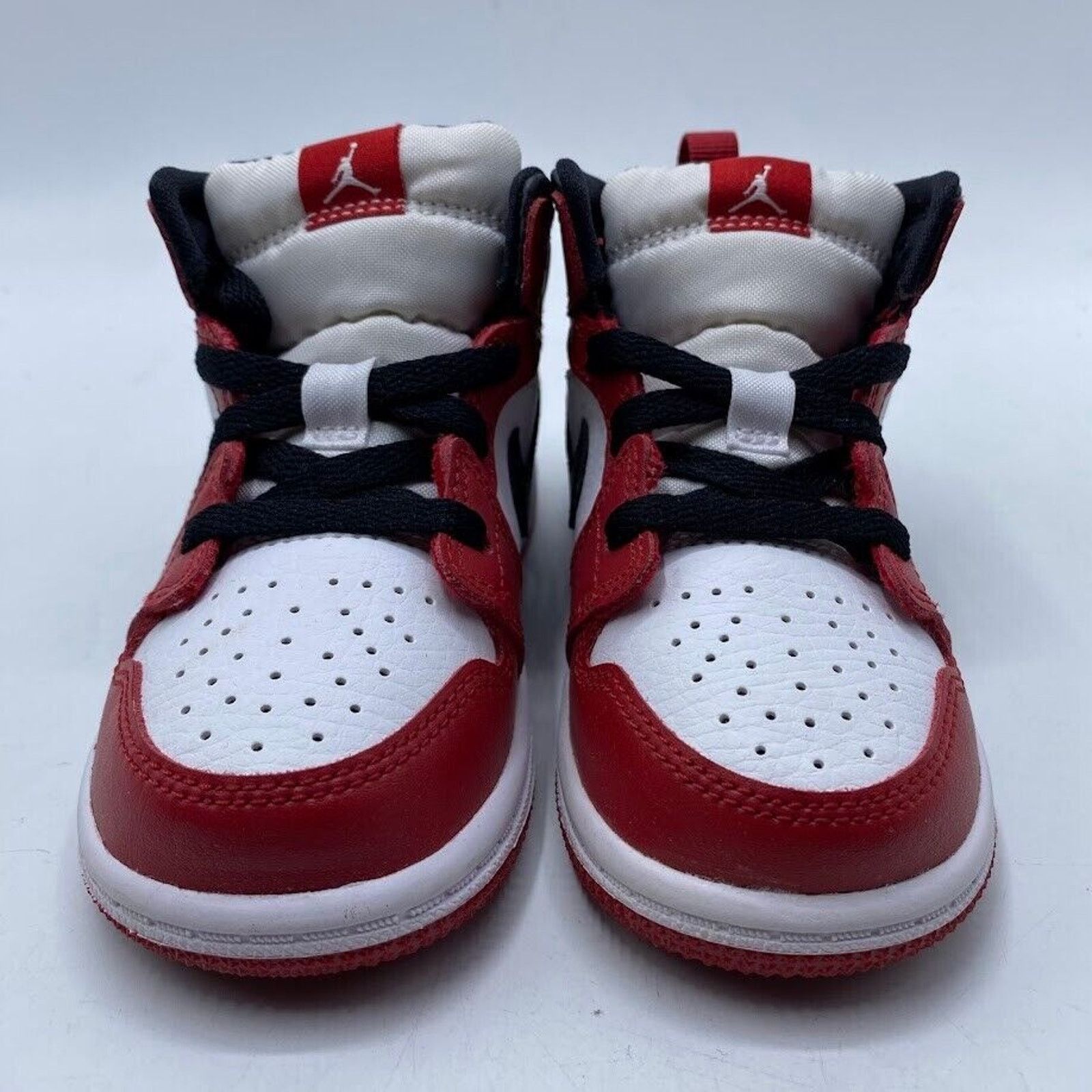 Nike NEW Nike Jordan 1 Mid PS Chicago White Heel 640735 173 7c Size US 7 / IT 37 - 4 Thumbnail