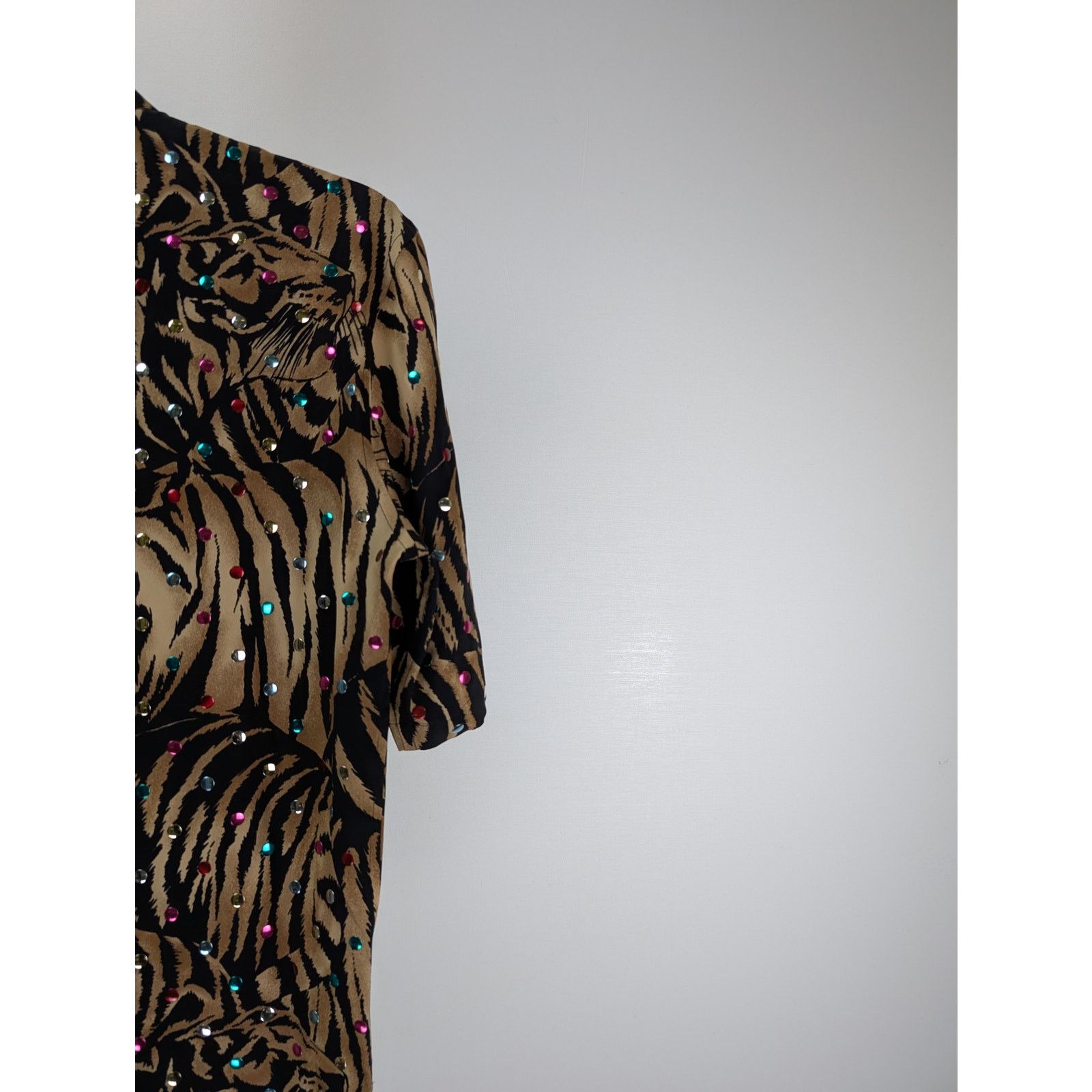 Saint Laurent Paris o1rshd1 Chemise Polo Tigre H H Button up Shirt in Multicolor Size US XS / EU 42 / 0 - 9 Thumbnail